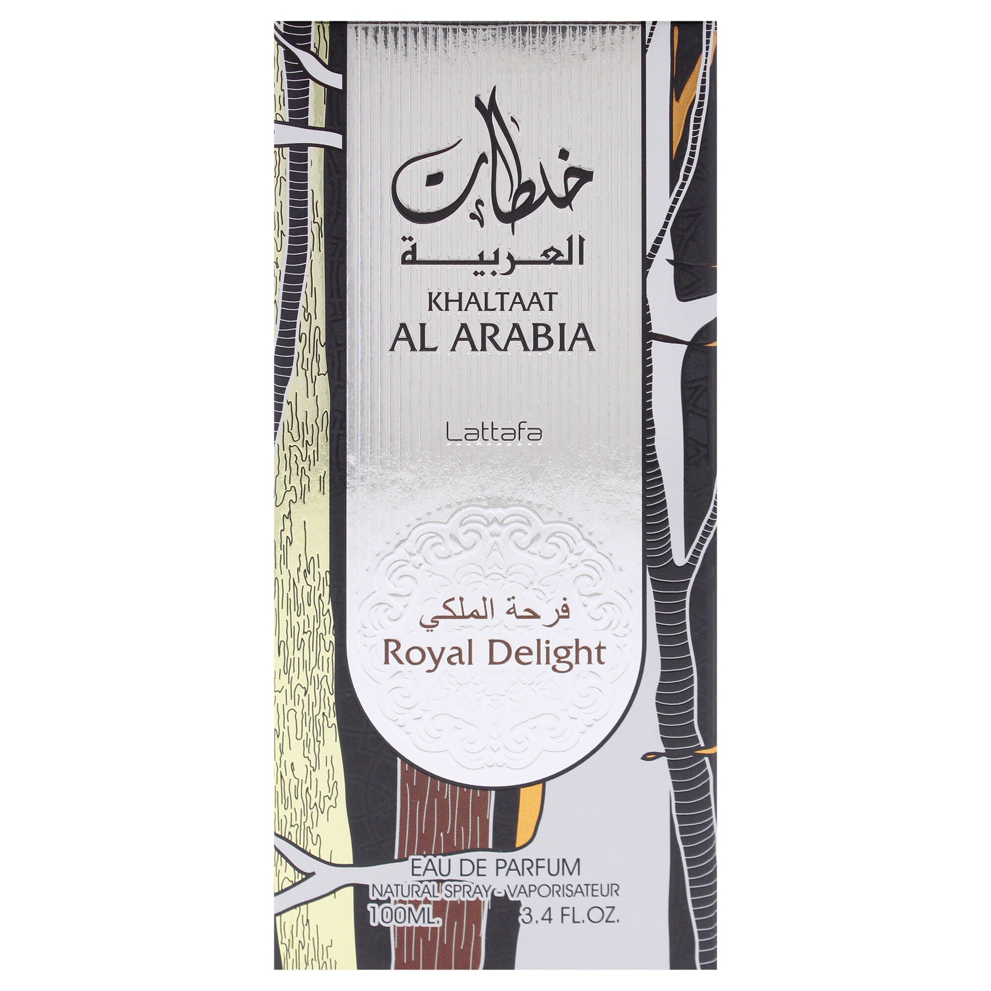 Khaltaat Al Arabia - Royal Delight by Lattafa for Men - 3.4 oz EDP Spray, Clear, alternate image number 4