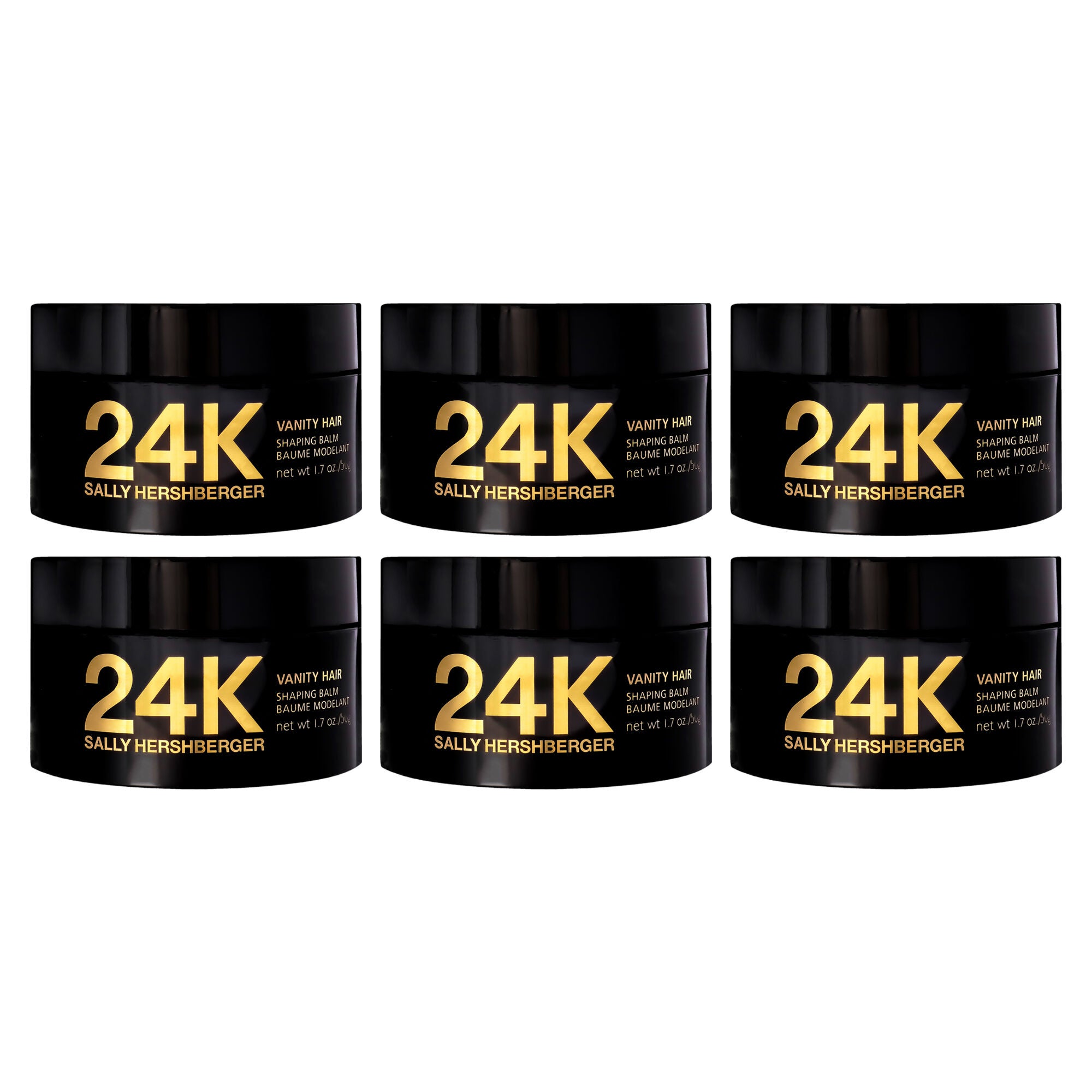 24K Vanity Hair Shaping Balm by Sally Hershberger for Unisex - 1.7 oz Balm - Pack of 6, See Description, hi-res image number 0