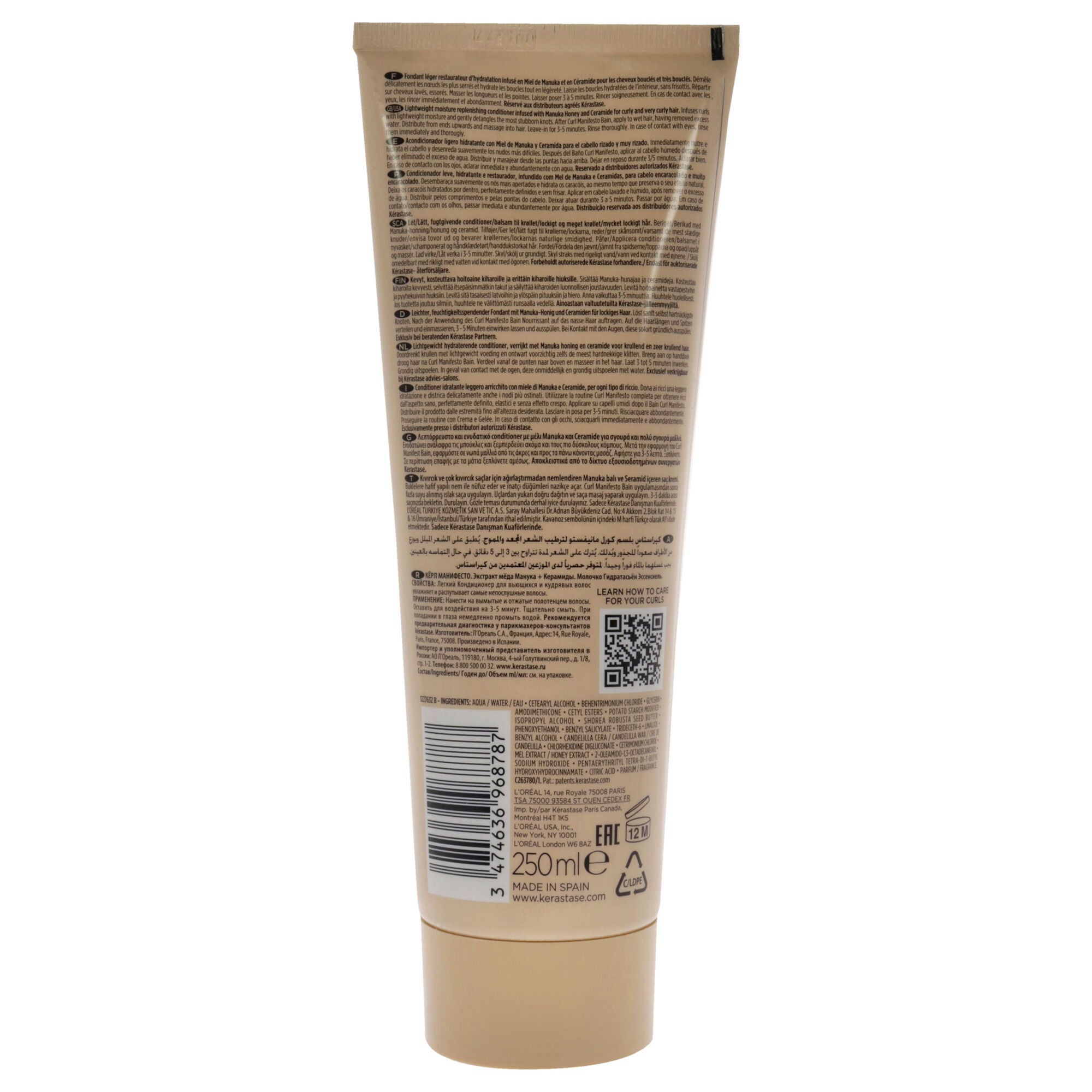 Curl Manifesto Lightweight Conditioner by Kerastase for Unisex - 8.5 oz Conditioner, See Description, alternate image number 2