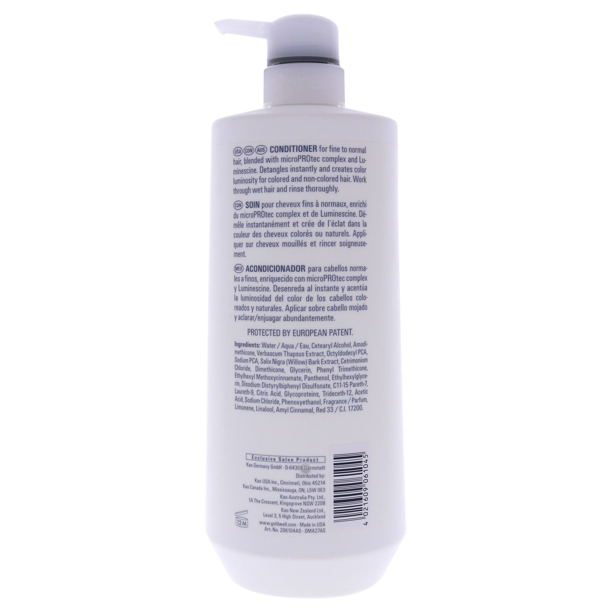 Dualsenses Color Conditioner by Goldwell for Unisex - 34 oz Conditioner, , alternate image number 3