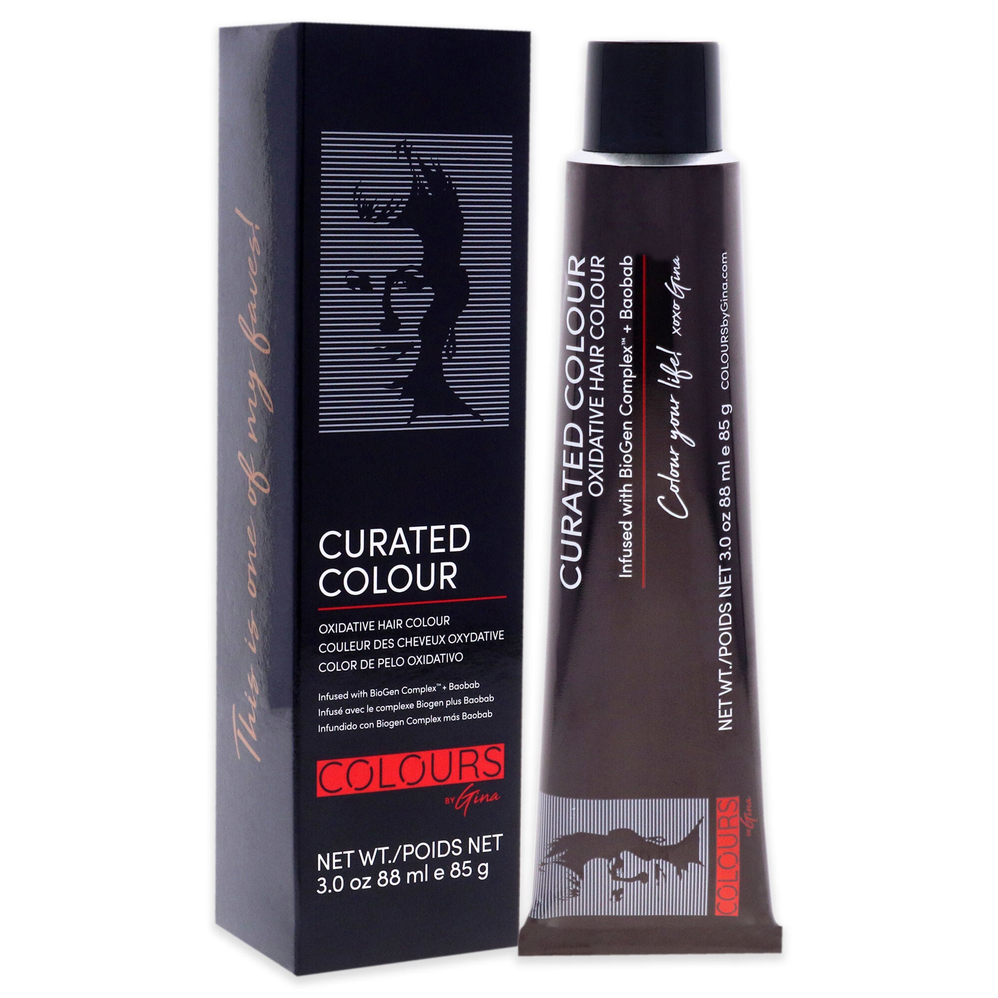 Curated Colour - 7.0-7N Natural Blonde by Colours By Gina for Unisex - 3 oz Hair Color, See Description, alternate image number 2