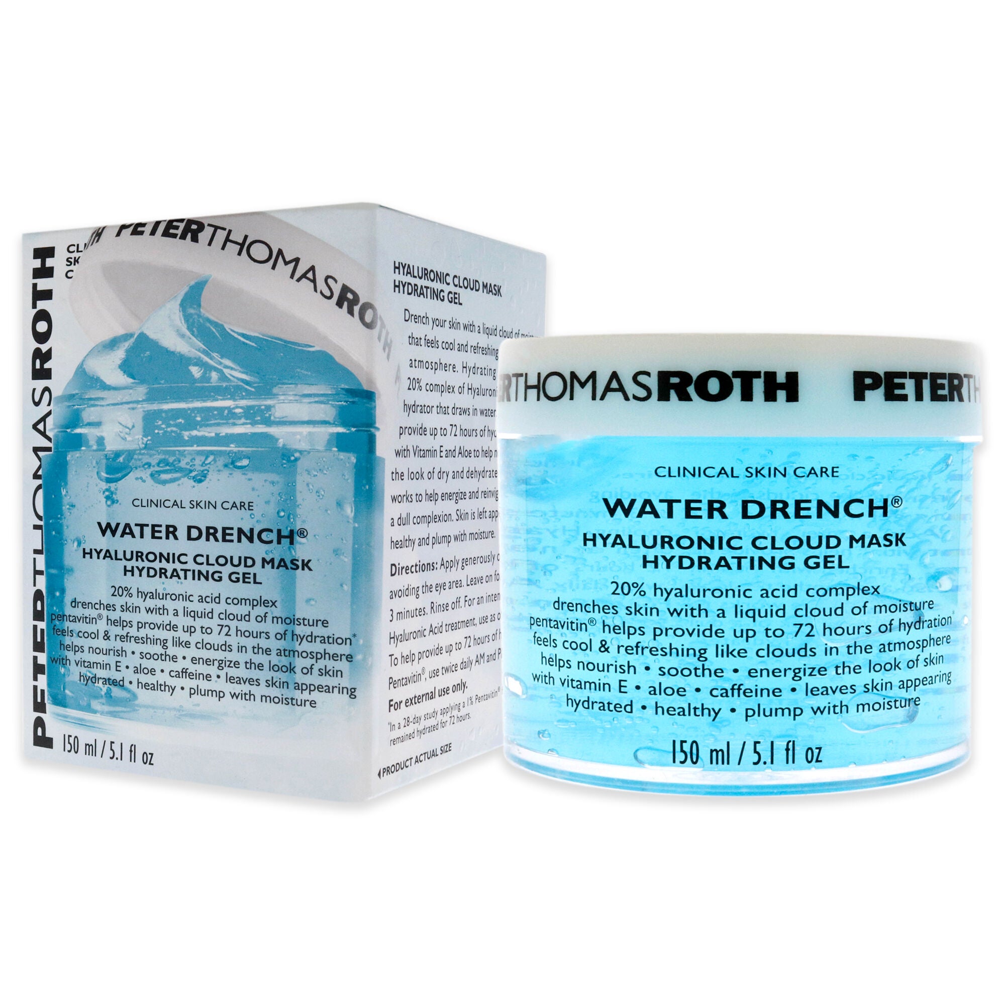 Water Drench Hyaluronic Cloud Hydrating Gel by Peter Thomas Roth for Unisex - 5.1 oz Gel, , alternate image number 7