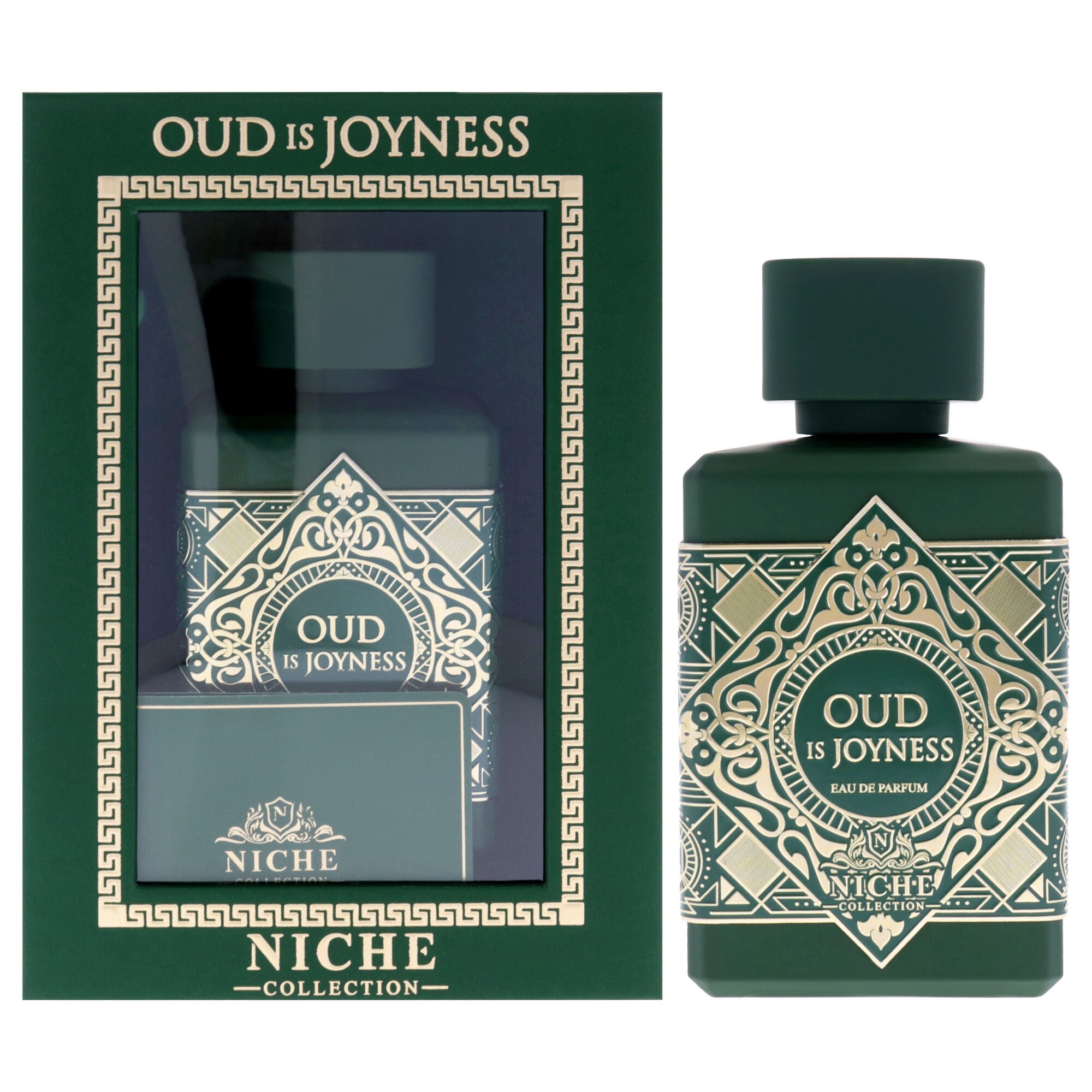 Niche Collection - Oud Is Joyness by Khalis for Men - 3.4 oz EDP Spray, Clear, hi-res image number 0