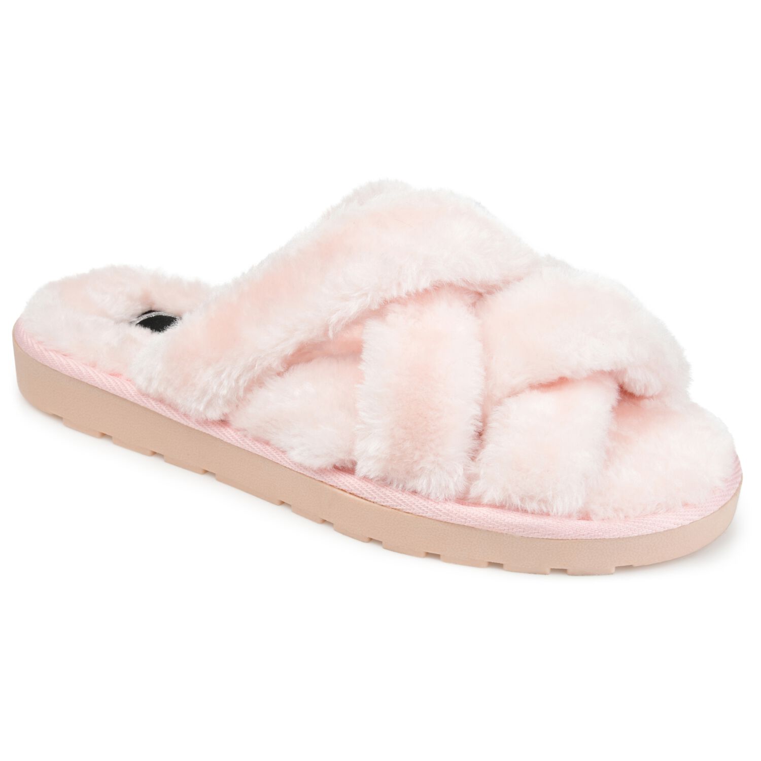 Women's Faux Fur Quiet Slipper, Pink, hi-res image number 0