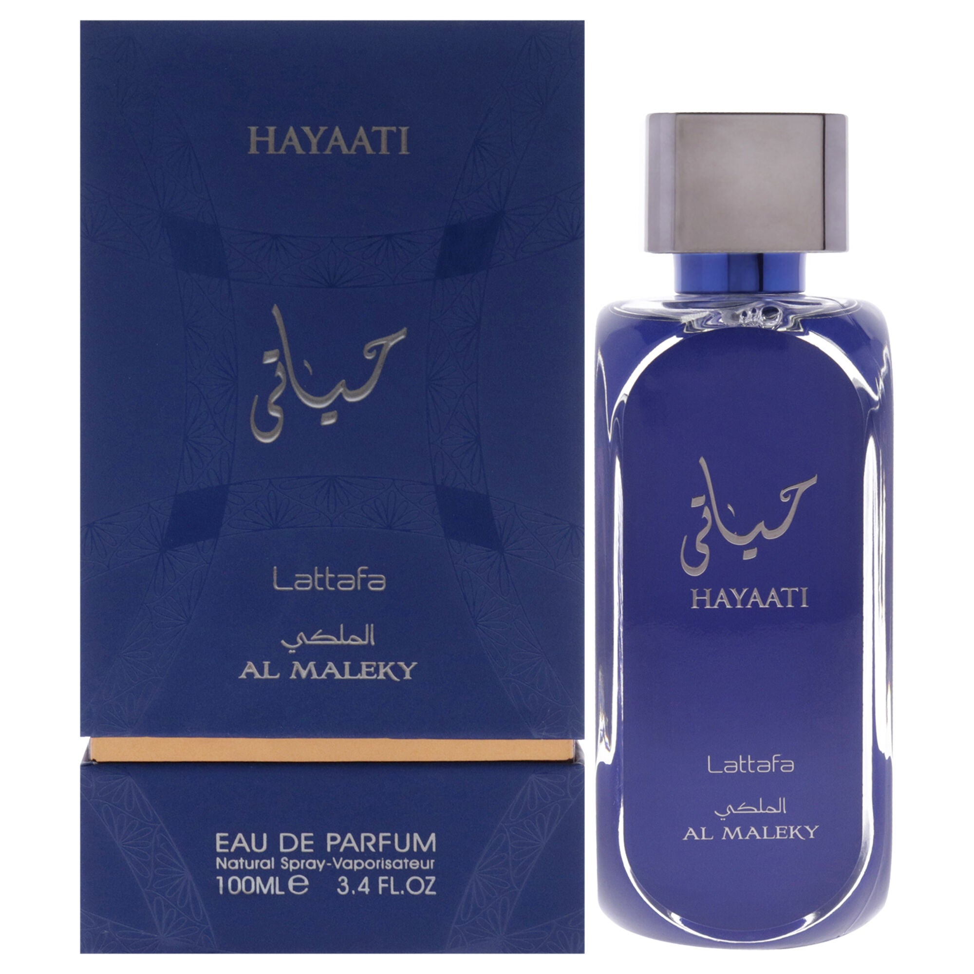 Hayaati Al Maleky by Lattafa for Men - 3.4 oz EDP Spray, See Description, hi-res image number 0