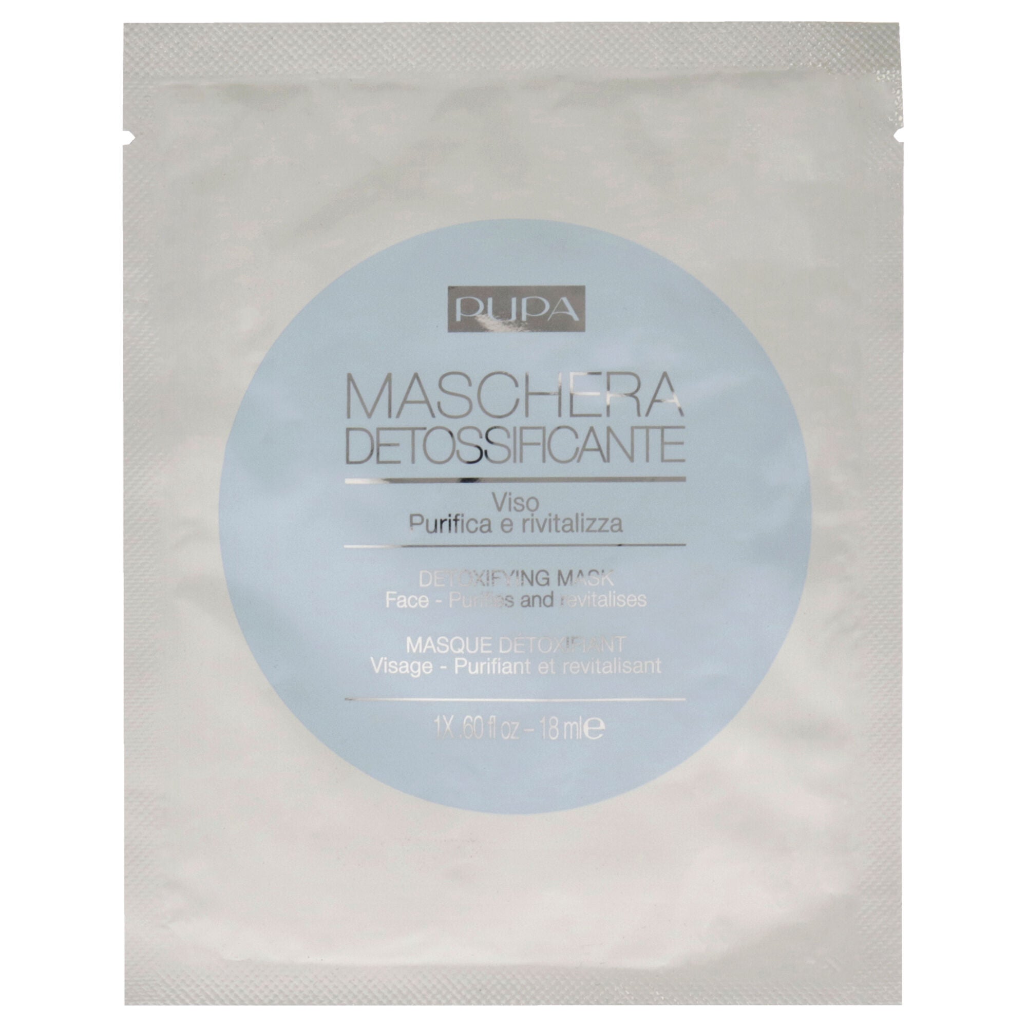 Detoxifying Face Mask by Pupa Milano for Unisex - 0.6 oz Mask, See Description, hi-res image number 0
