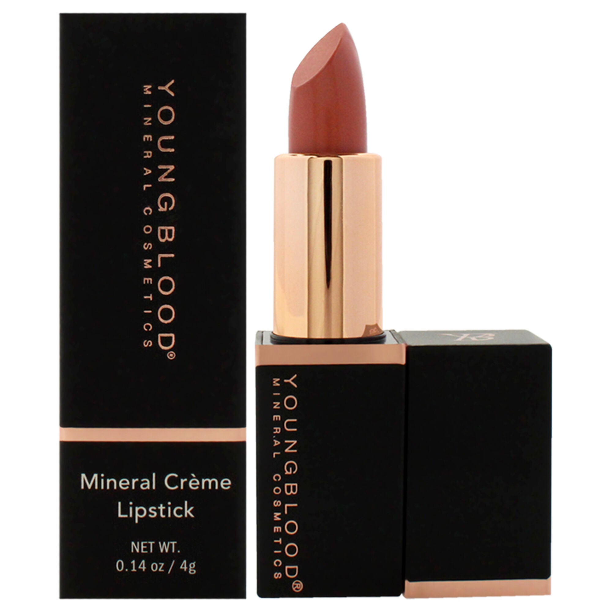Mineral Creme Lipstick - Barely Nude by Youngblood for Women - 0.14 oz Lipstick, See Description, hi-res image number 0