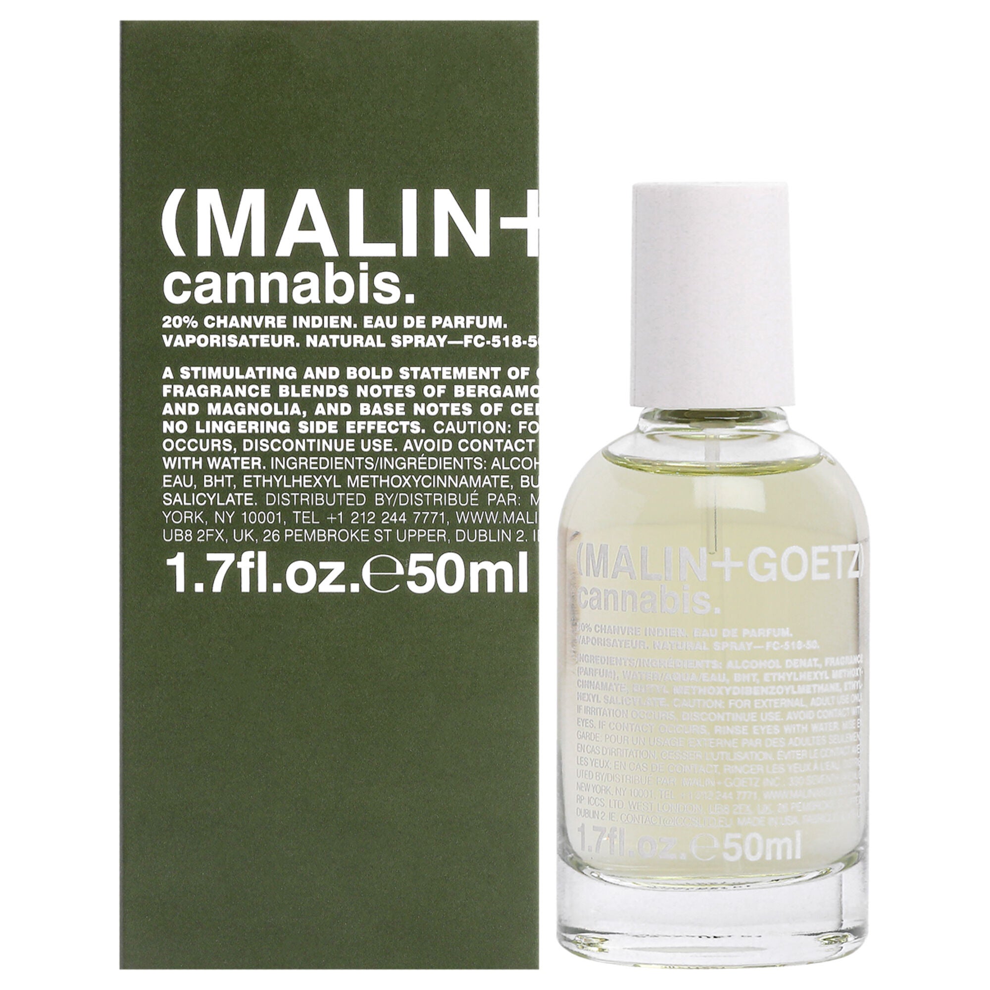 Cannabis by Malin + Goetz for Unisex - 1.7 oz EDP Spray, See Description, hi-res image number 0