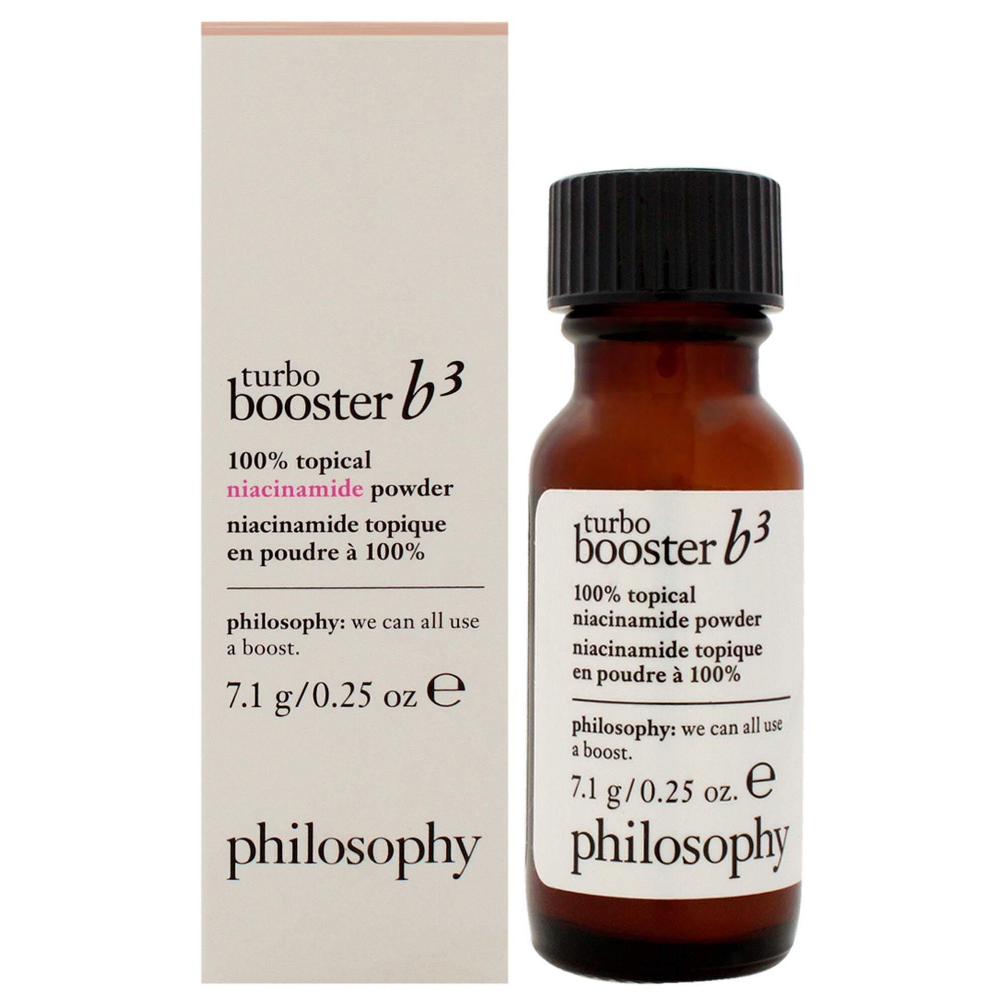 Turbo Booster Niacinamide B3 Powder by Philosophy for Unisex - 0.25 oz Powder, See Description, hi-res image number 0