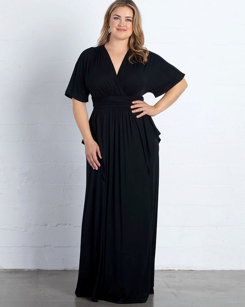 Woman within evening sales wear