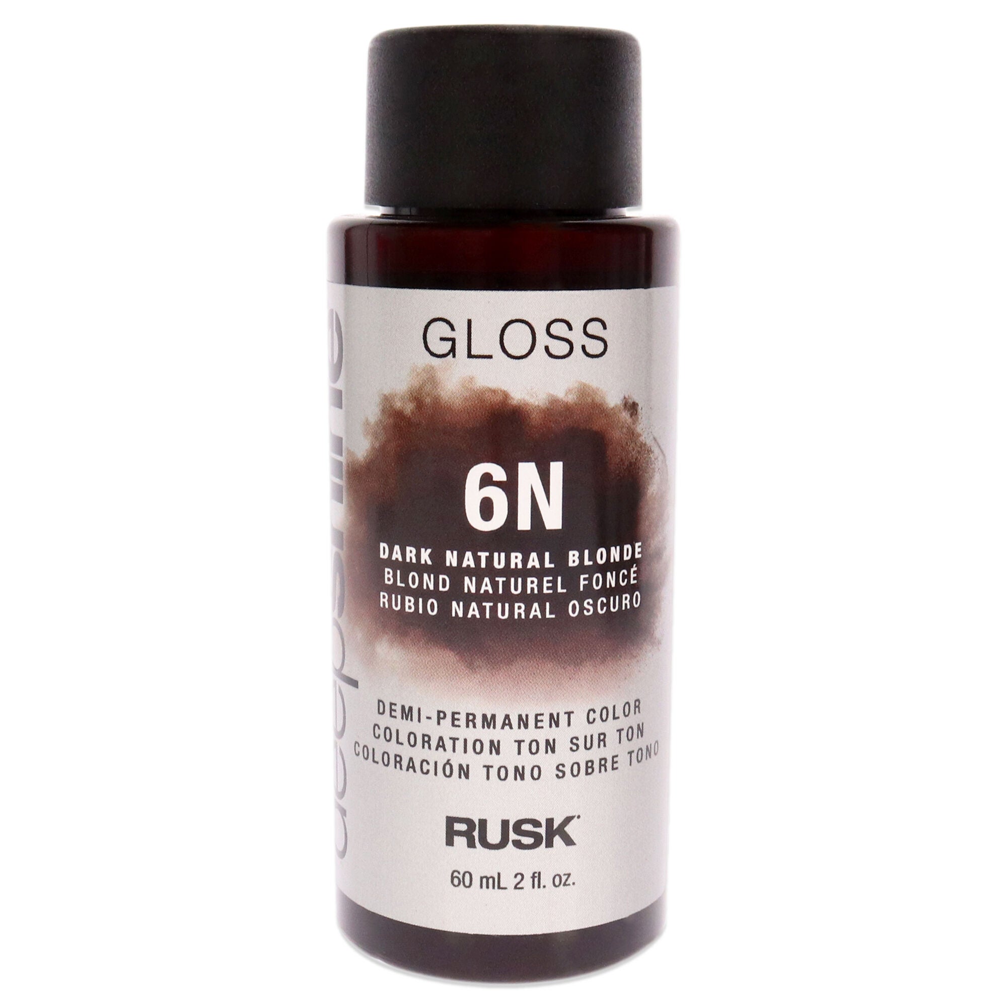 Deepshine Gloss Demi-Permanent Color - 6N Dark Natural Blonde by Rusk for Unisex - 2 oz Hair Color, , alternate image number 3