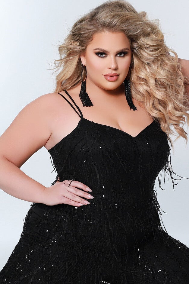 FRINGE IS IN JUMPSUIT, Black / Black, alternate image number 2