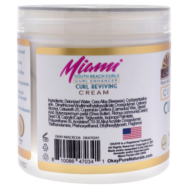 Miami South Beach Curls - Curl Enhancing by Okay for Women - 6 oz Cream, , alternate image number null
