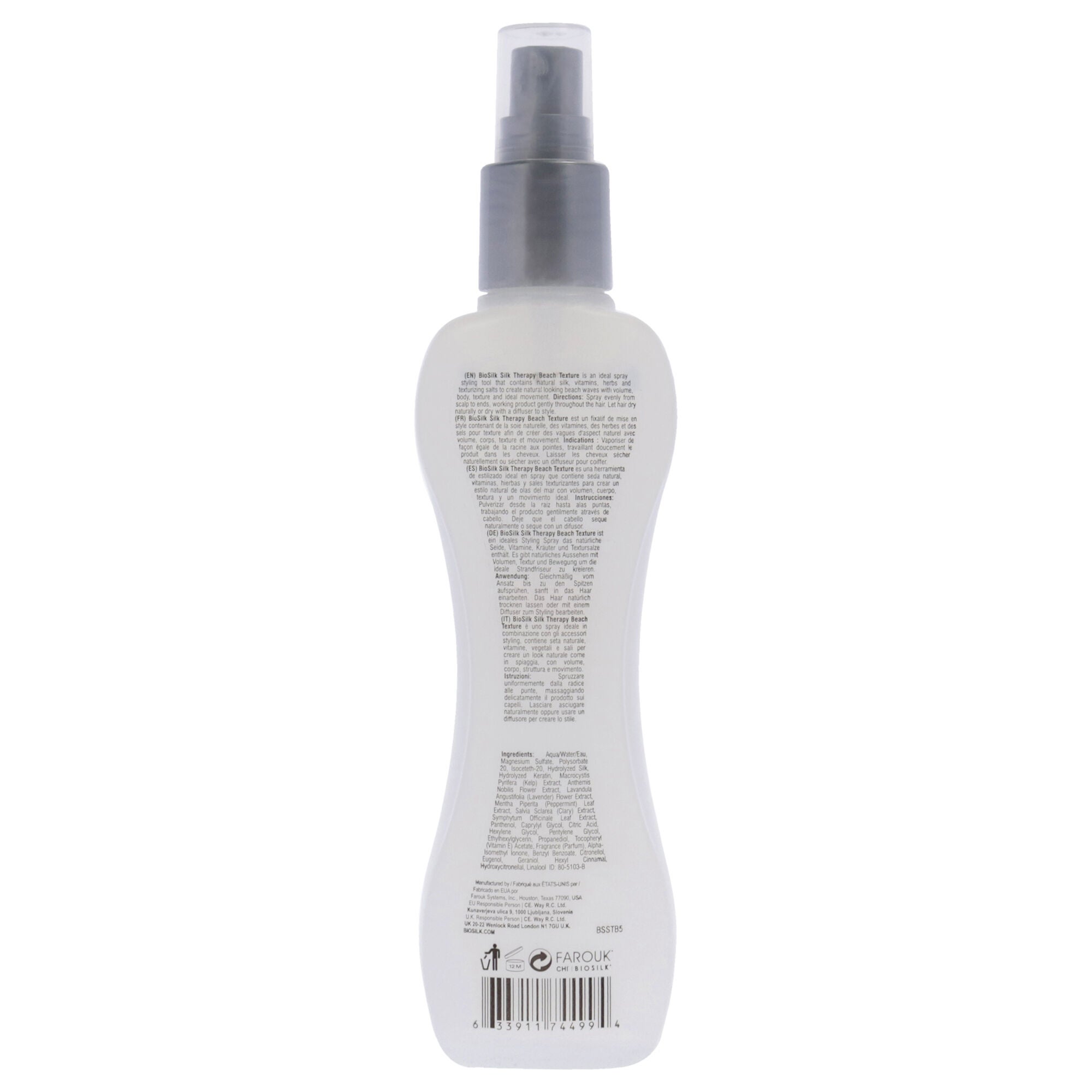 Beach Texture Spray by Biosilk for Unisex - 5.64 oz Hair Spray, , alternate image number 2