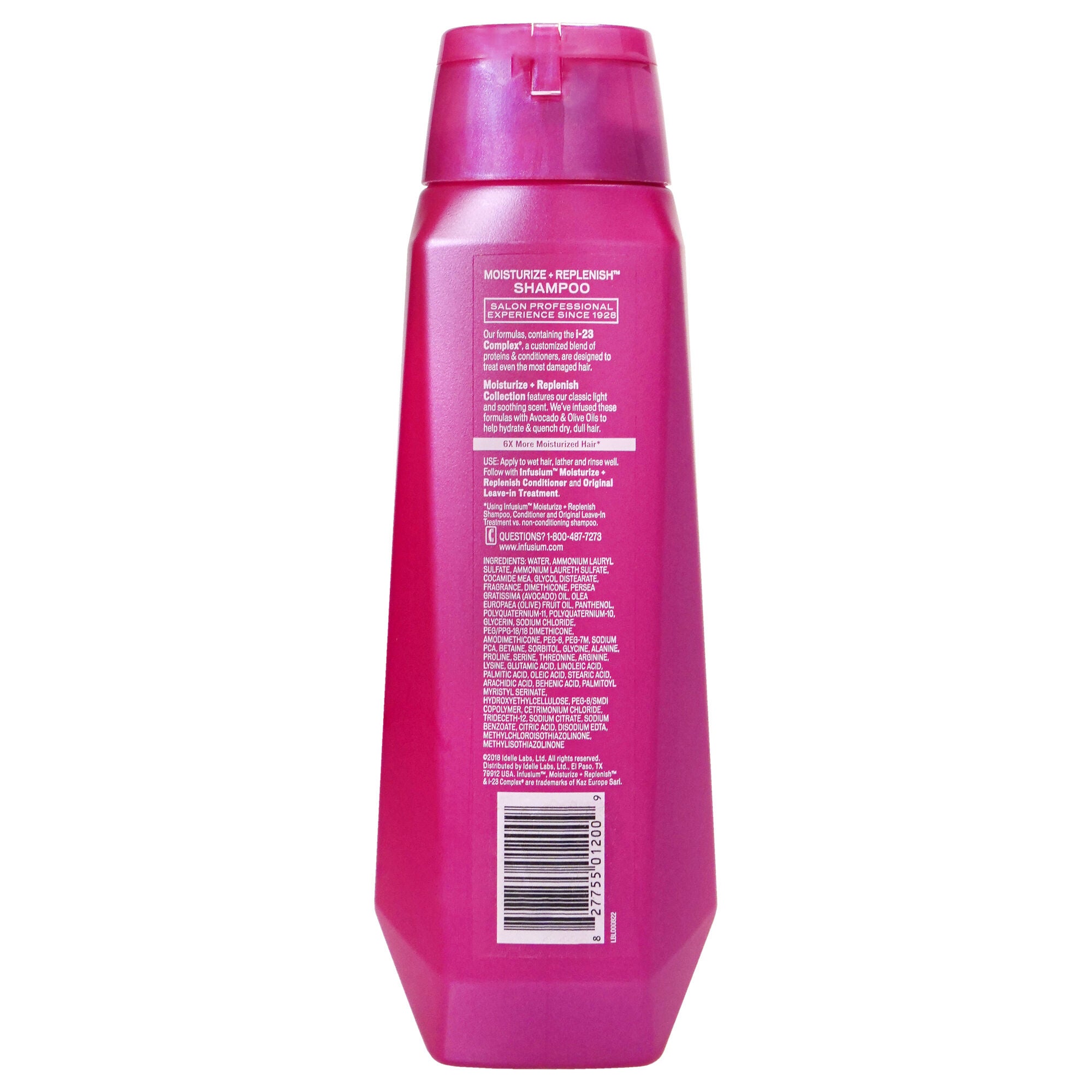 Moisturize and Replenish Shampoo by Infusium for Unisex - 13.5 oz Shampoo, See Description, alternate image number 2