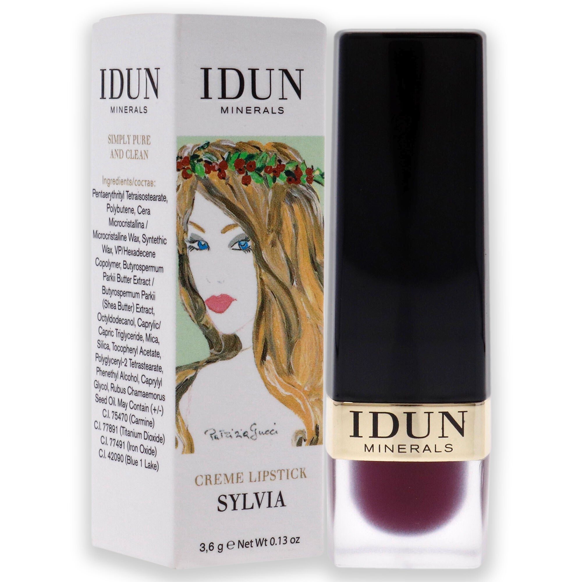 Creme Lipstick - 206 Sylvia by Idun Minerals for Women - 0.13 oz Lipstick, , alternate image number 6
