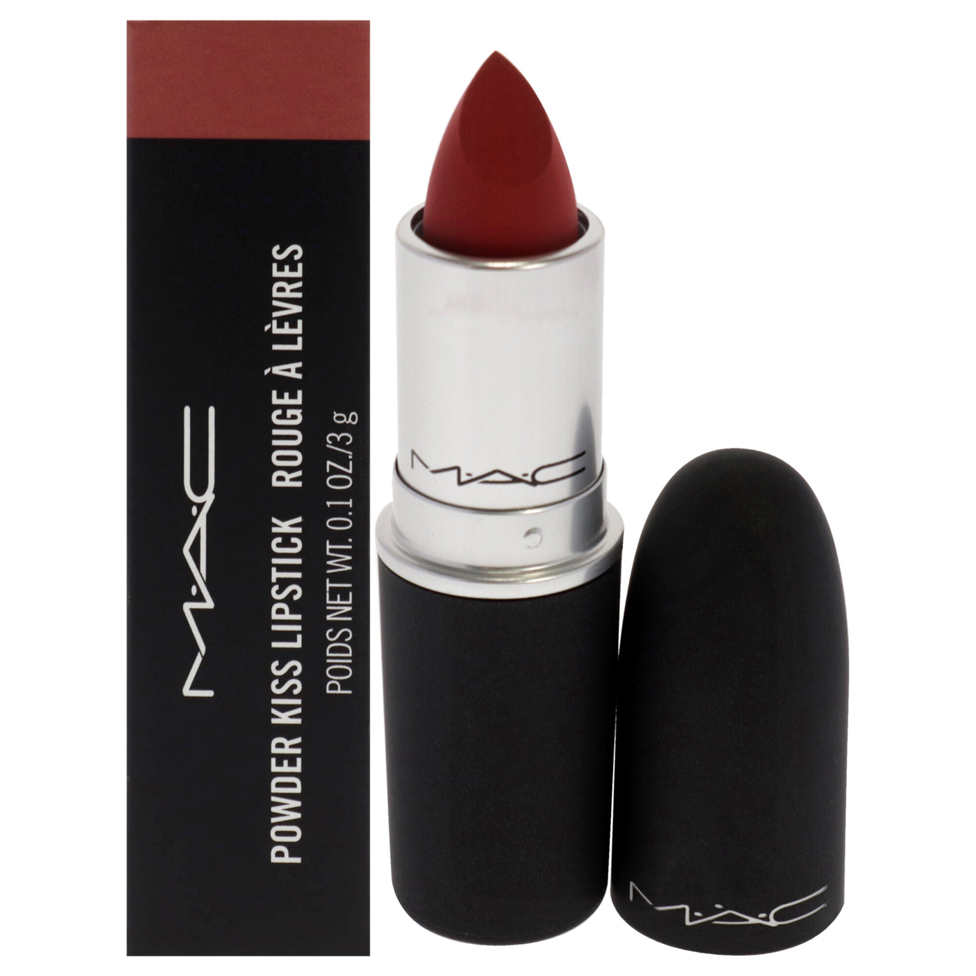 Powder Kiss Lipstick - Stay Curious by MAC for Women - 0.1 oz Lipstick, See Description, hi-res image number 0