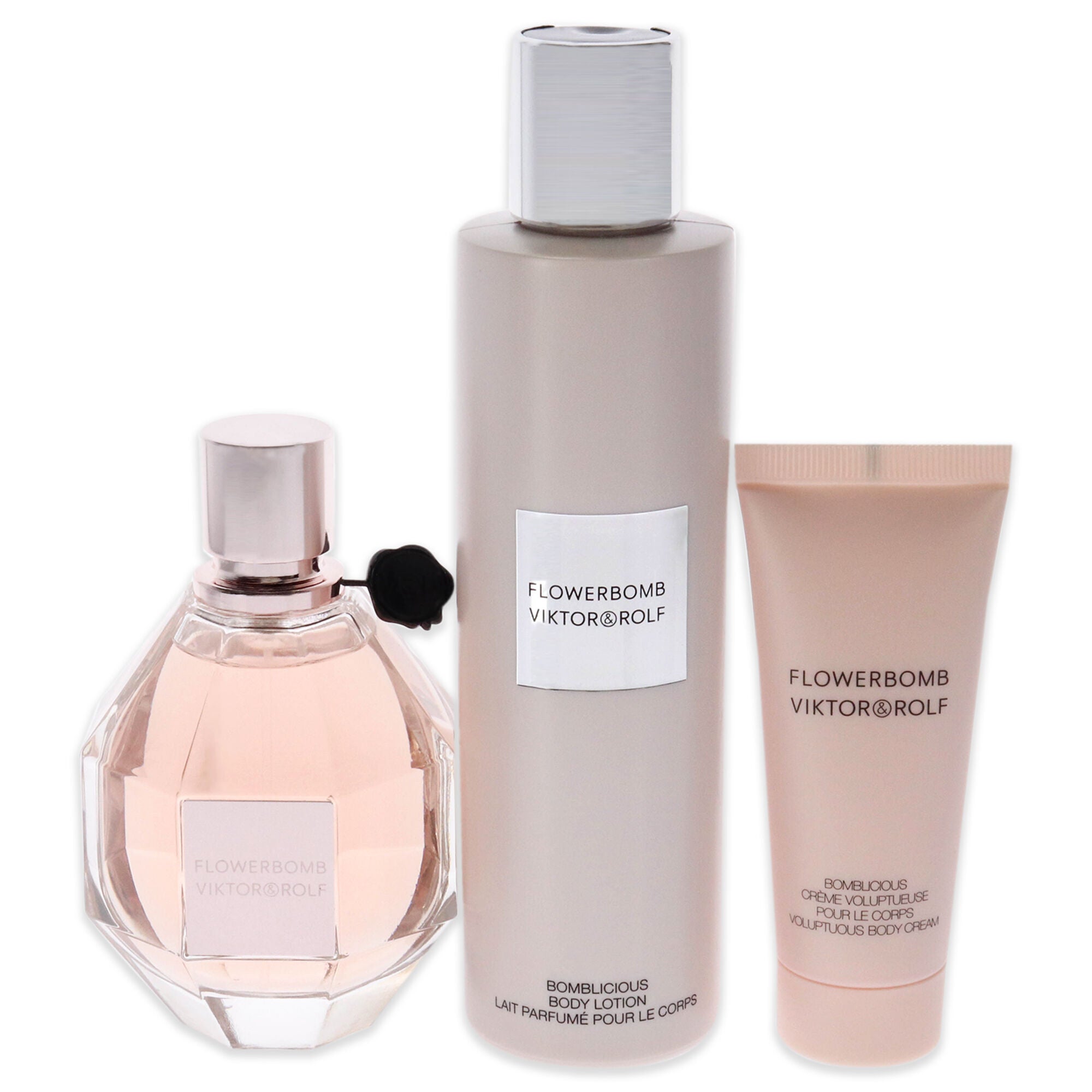 Flowerbomb by Viktor and Rolf for Women - 3 Pc Gift Set 3.4oz EDP Spray, 6.7oz Bomblicious Body Lotion, 1.36oz Bomblicious Body Cream, , alternate image number 5