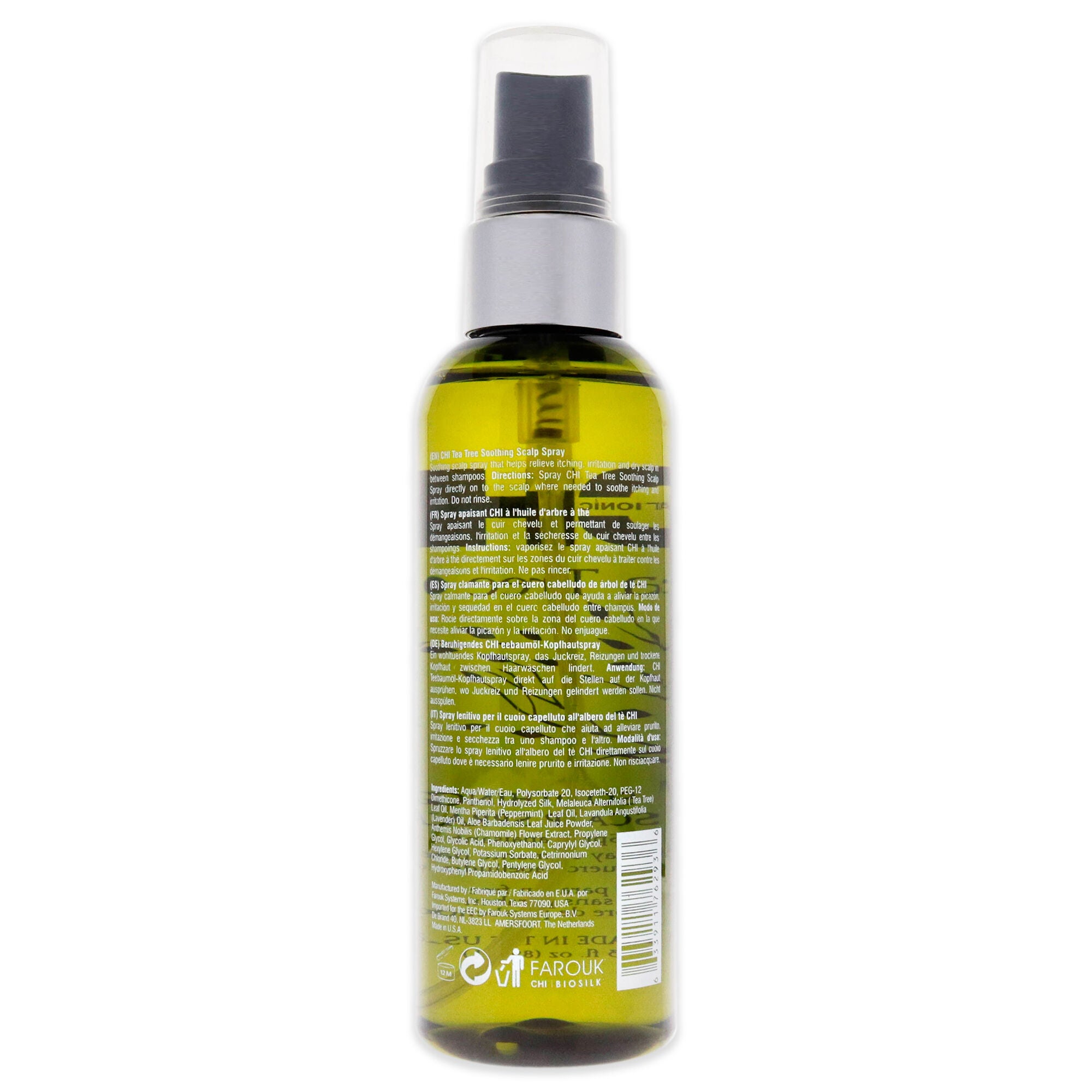 Tea Tree Oil Soothing Scalp by CHI for Unisex - 3 oz Spray, , alternate image number 2