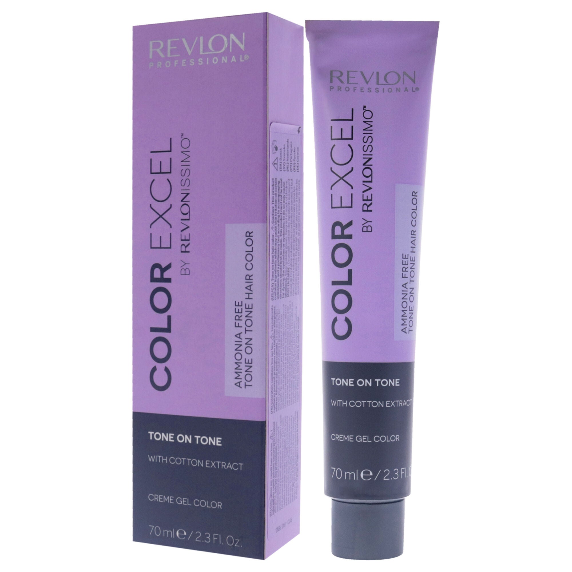 Revlonissimo Color Excel - 5.24 Light Iridescent Copper Brown by Revlon for Unisex - 2.3 oz Hair Color, See Description, alternate image number 3