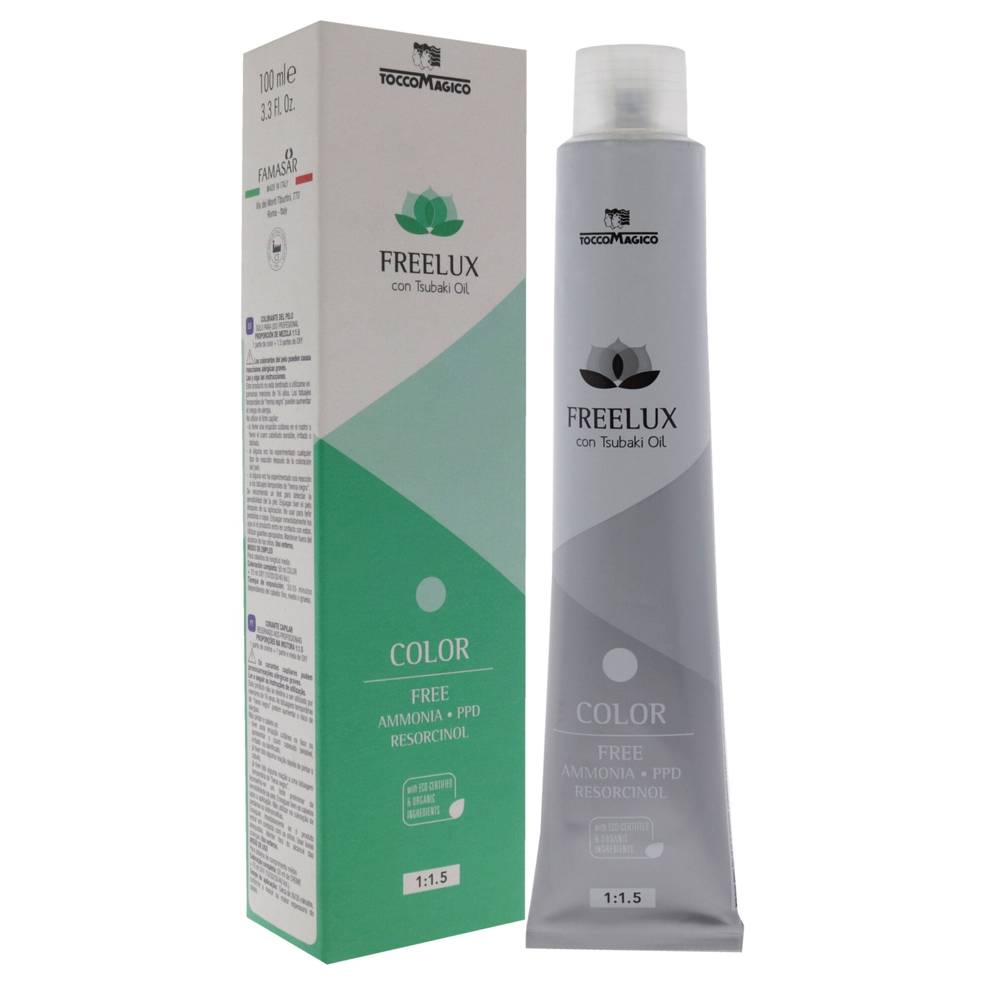 Freelux Permanet Hair Color - 9.01 Very Light Cool Blond by Tocco Magico for Unisex - 3.38 oz Hair Color, See Description, alternate image number 2