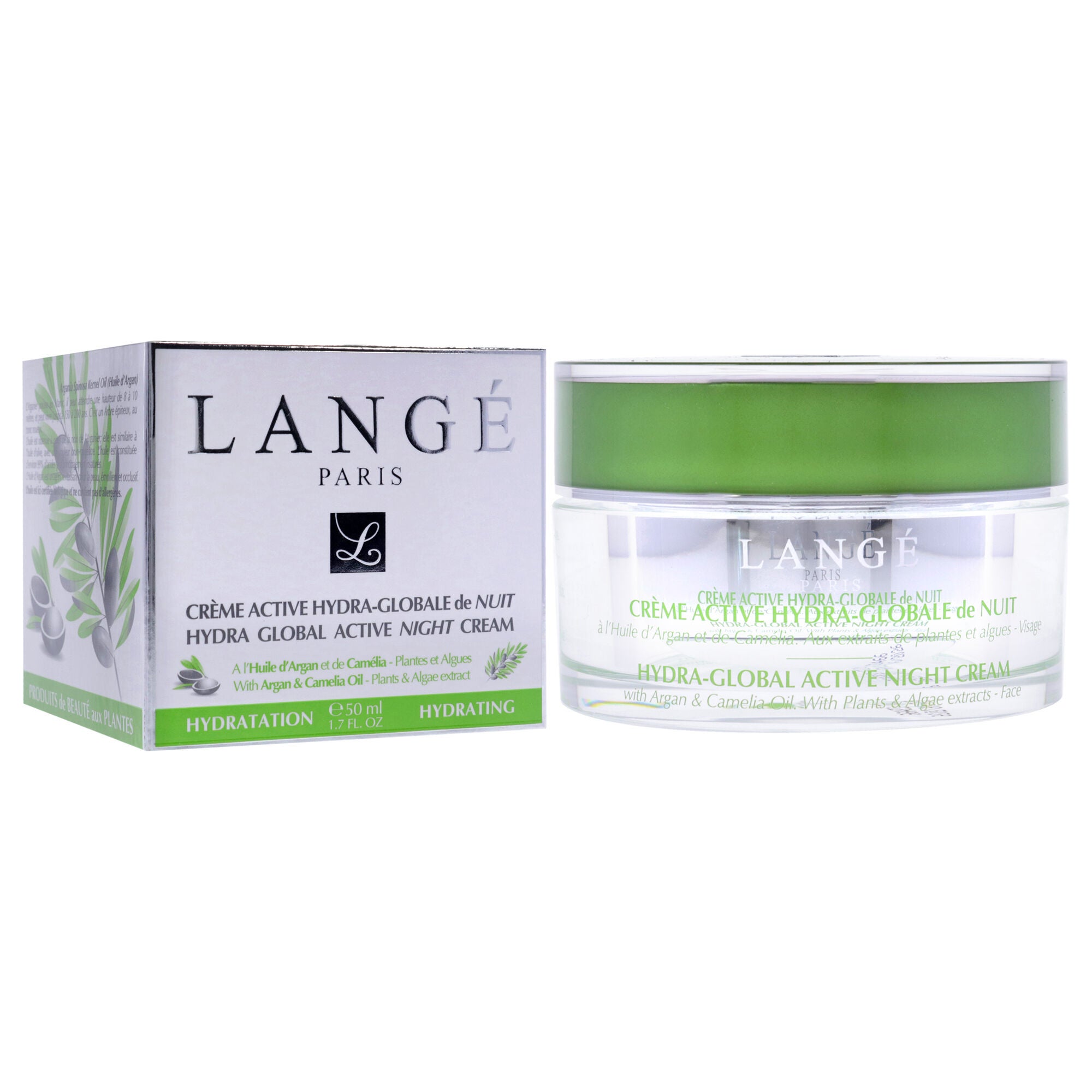 Hydra Global Active Night Cream by Lange for Unisex - 1.7 oz Cream, , alternate image number 6