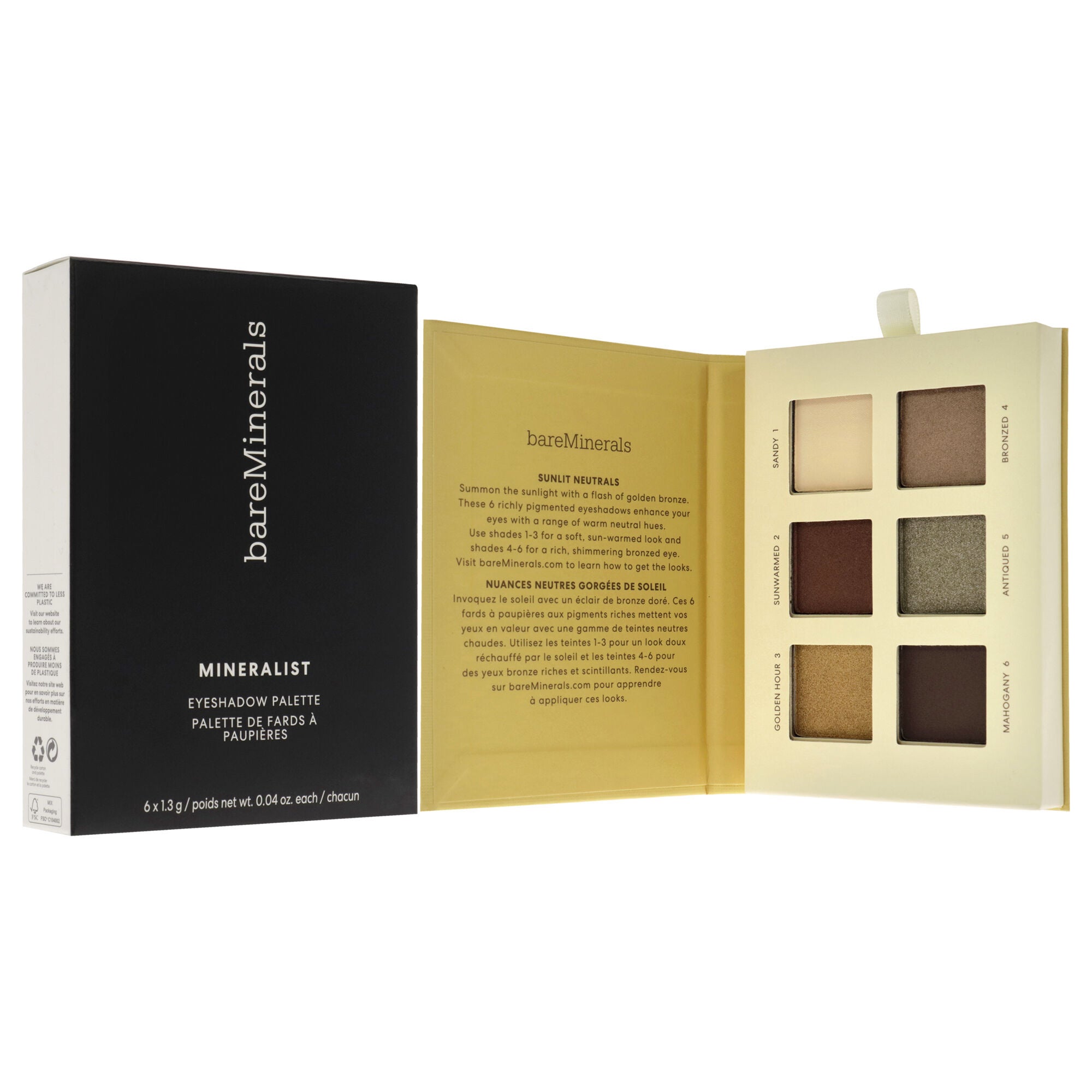 Mineralist Eyeshadow Palette - Sunlit by bareMinerals for Women - 0.24 oz Eye Shadow, See Description, alternate image number 2