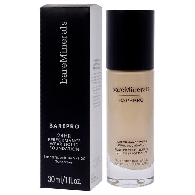 Barepro Performance Wear Liquid Foundation SPF 20 - 07 Warm Light by bareMinerals for Women - 1 oz Foundation, NA, alternate image number null