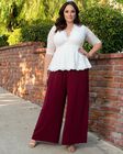 Coraline Crepe Palazzo Pants, , alternate image number null
