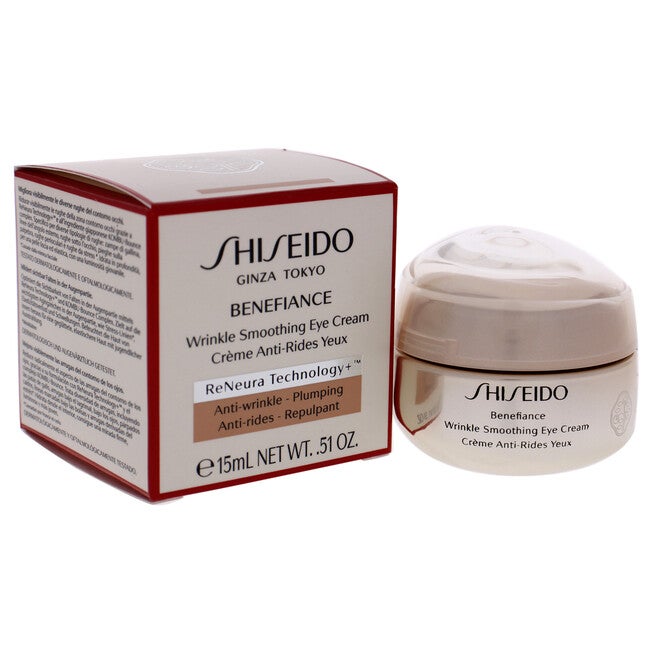 Benefiance Wrinkle Smoothing Eye Cream by Shiseido for Unisex - 0.51 oz Cream, , alternate image number null