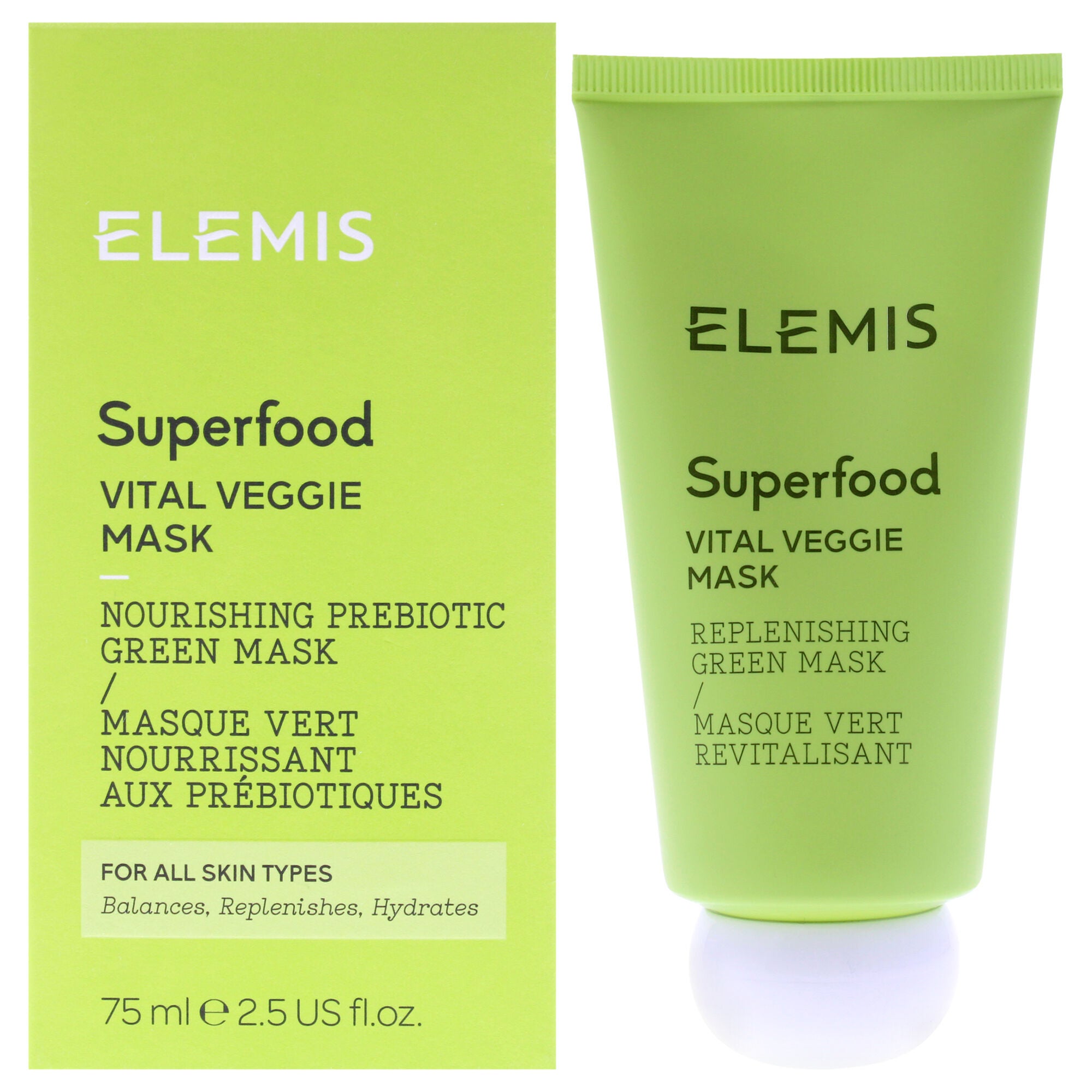 Superfood Vital Veggie Mask by Elemis for Unisex - 2.5 oz Mask, See Description, hi-res image number 0