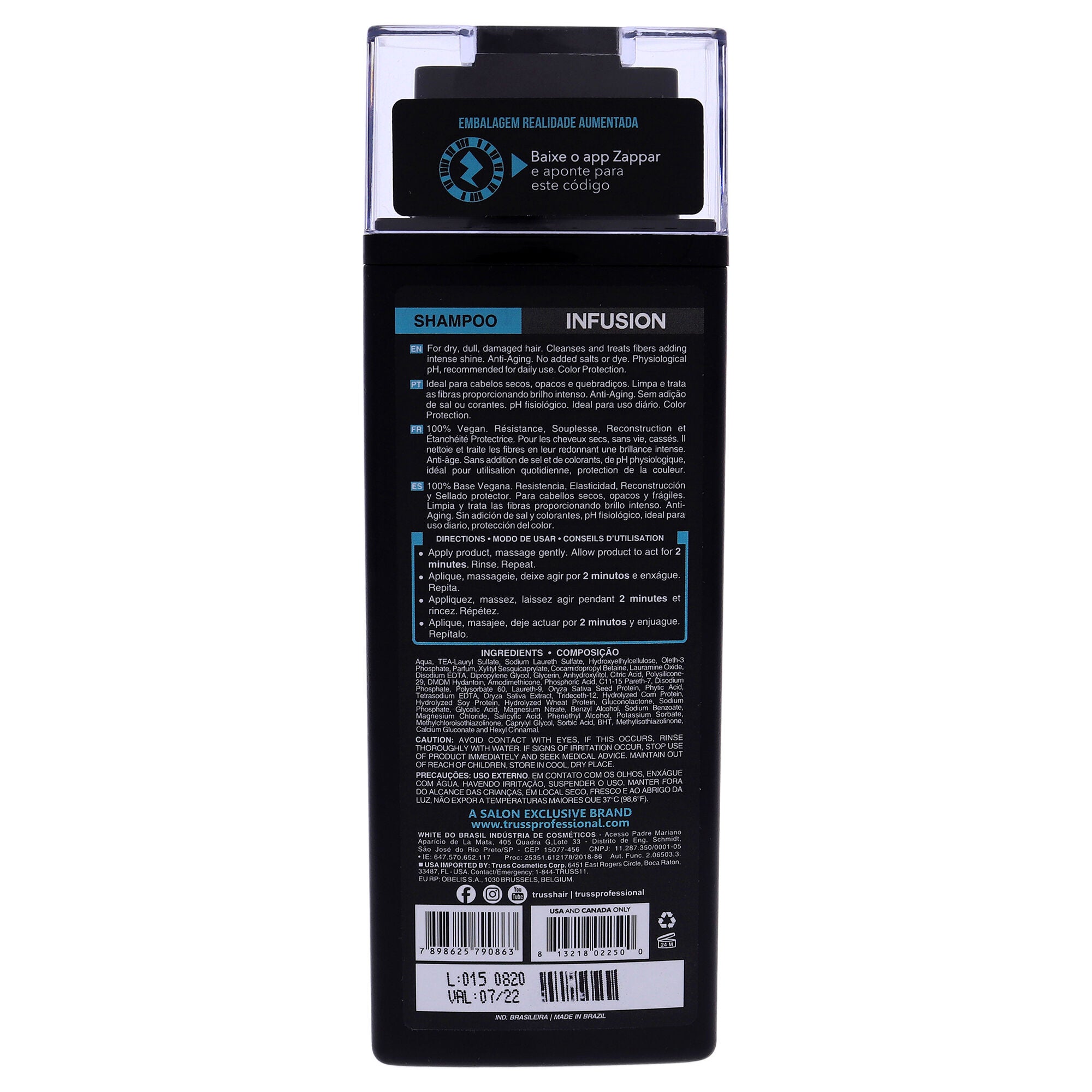 Infusion Shampoo by Truss for Unisex - 10.14 oz Shampoo, , alternate image number 4