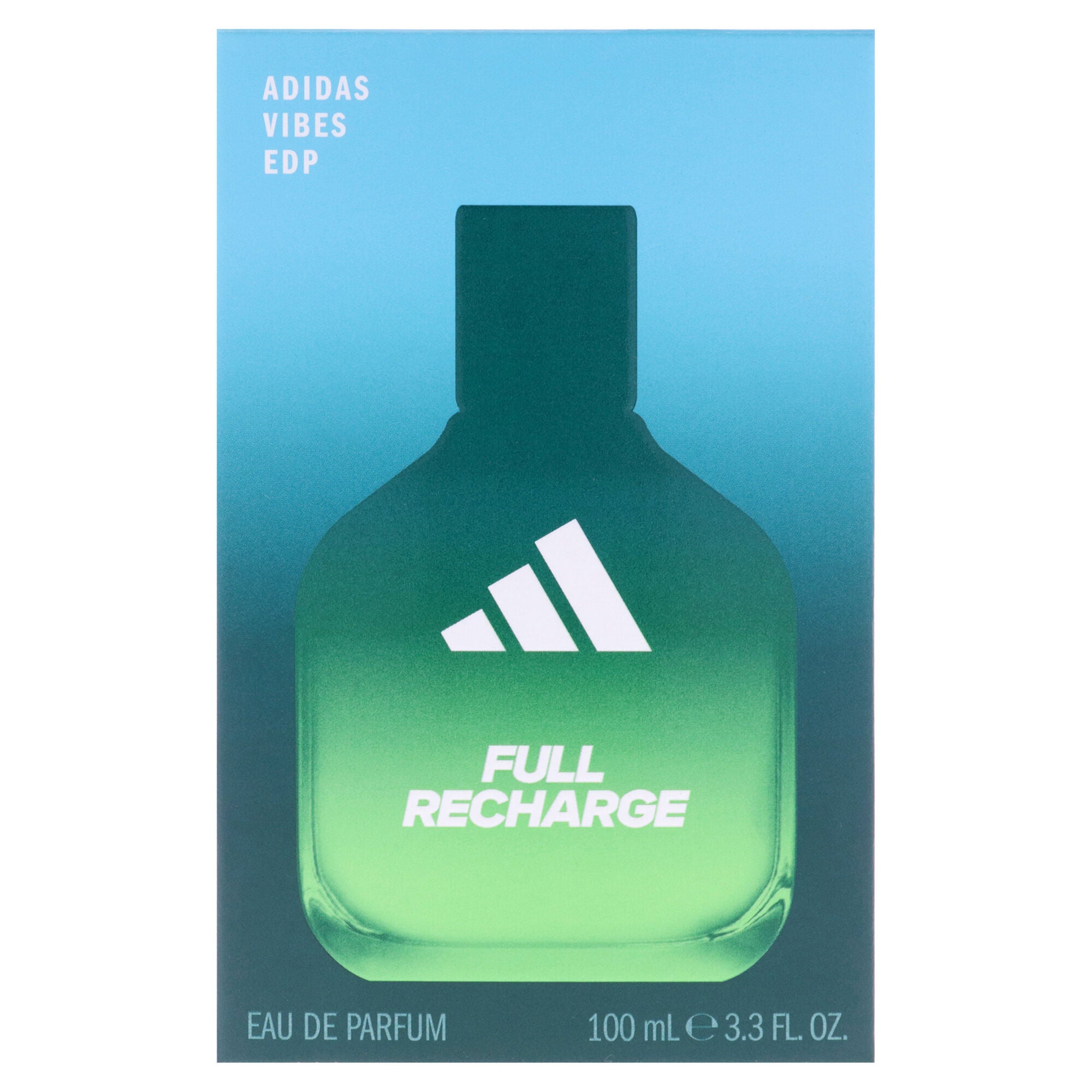 Adidas Vibes - Full Recharge by Adidas for Unisex - 3.3 oz EDP Spray, Clear, alternate image number 4