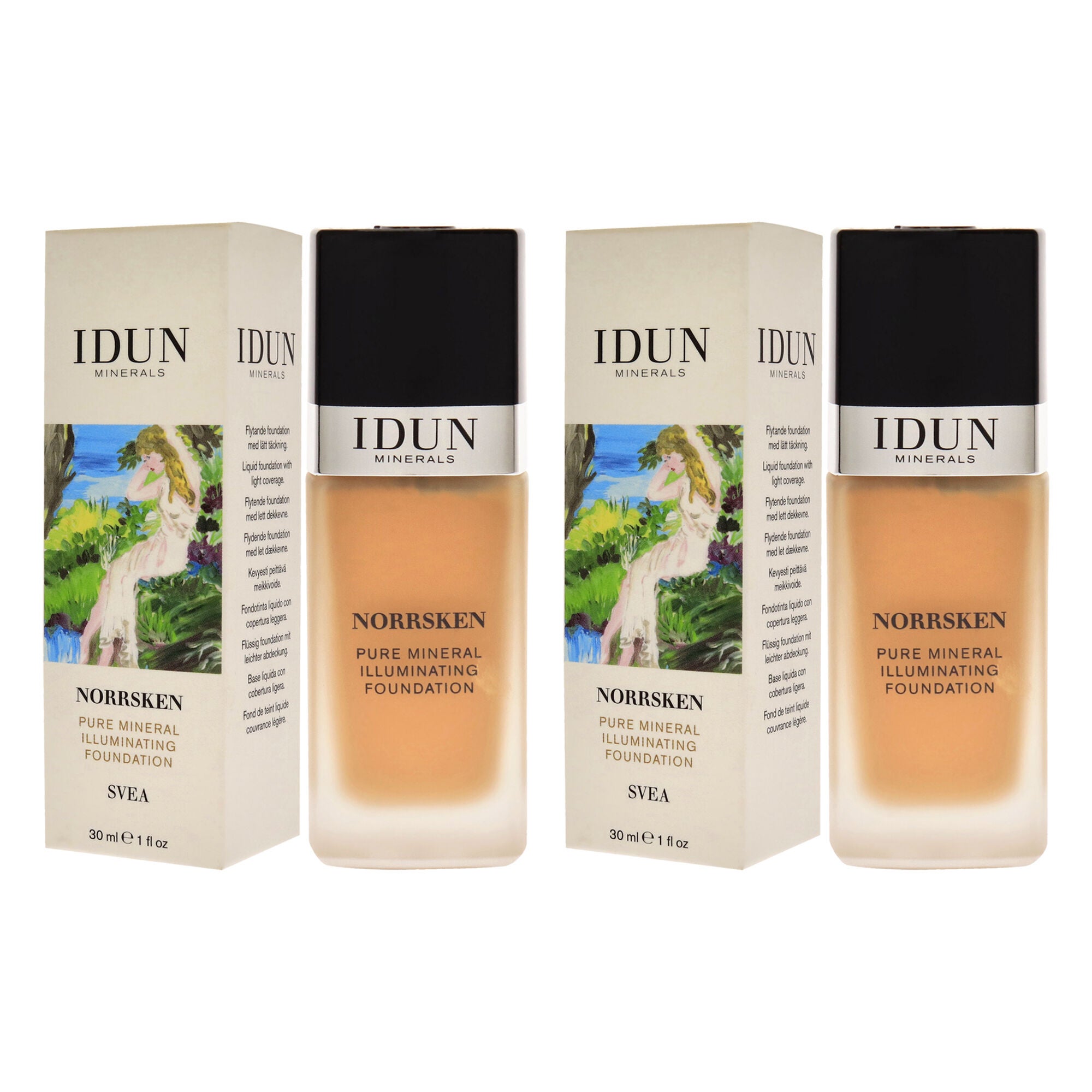 Norrsken Foundation - 209 Svea by Idun Minerals for Women - 1 oz Foundation - Pack of 2, See Description, alternate image number 3