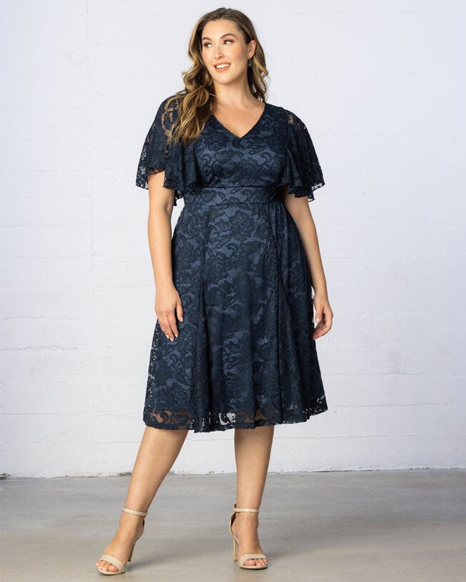 Camille Lace Cocktail Dress | Woman Within Camille Lace Cocktail Dress | Woman Within