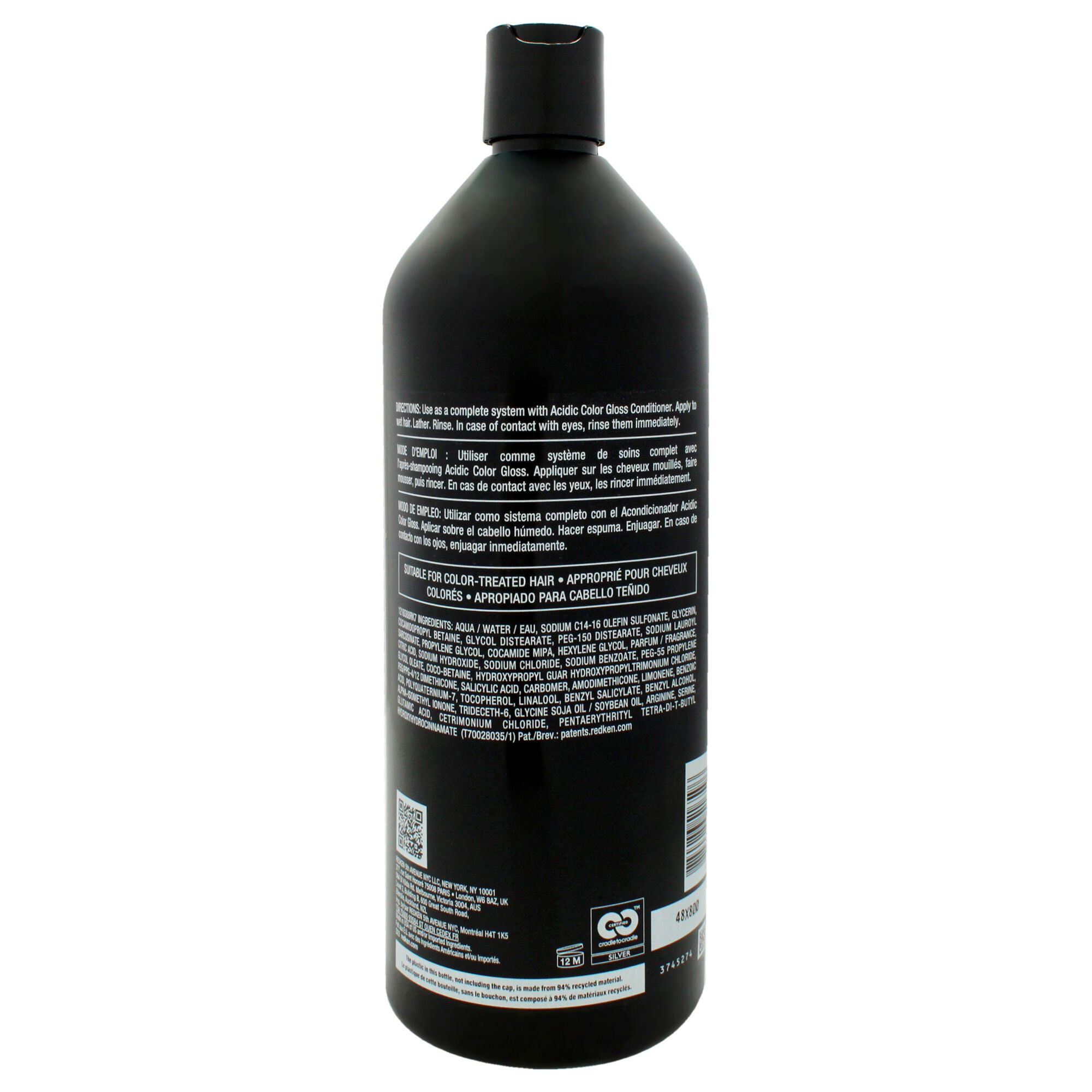 Acidic Color Gloss Shampoo by Redken for Women - 33.8 oz Shampoo, See Description, alternate image number 1