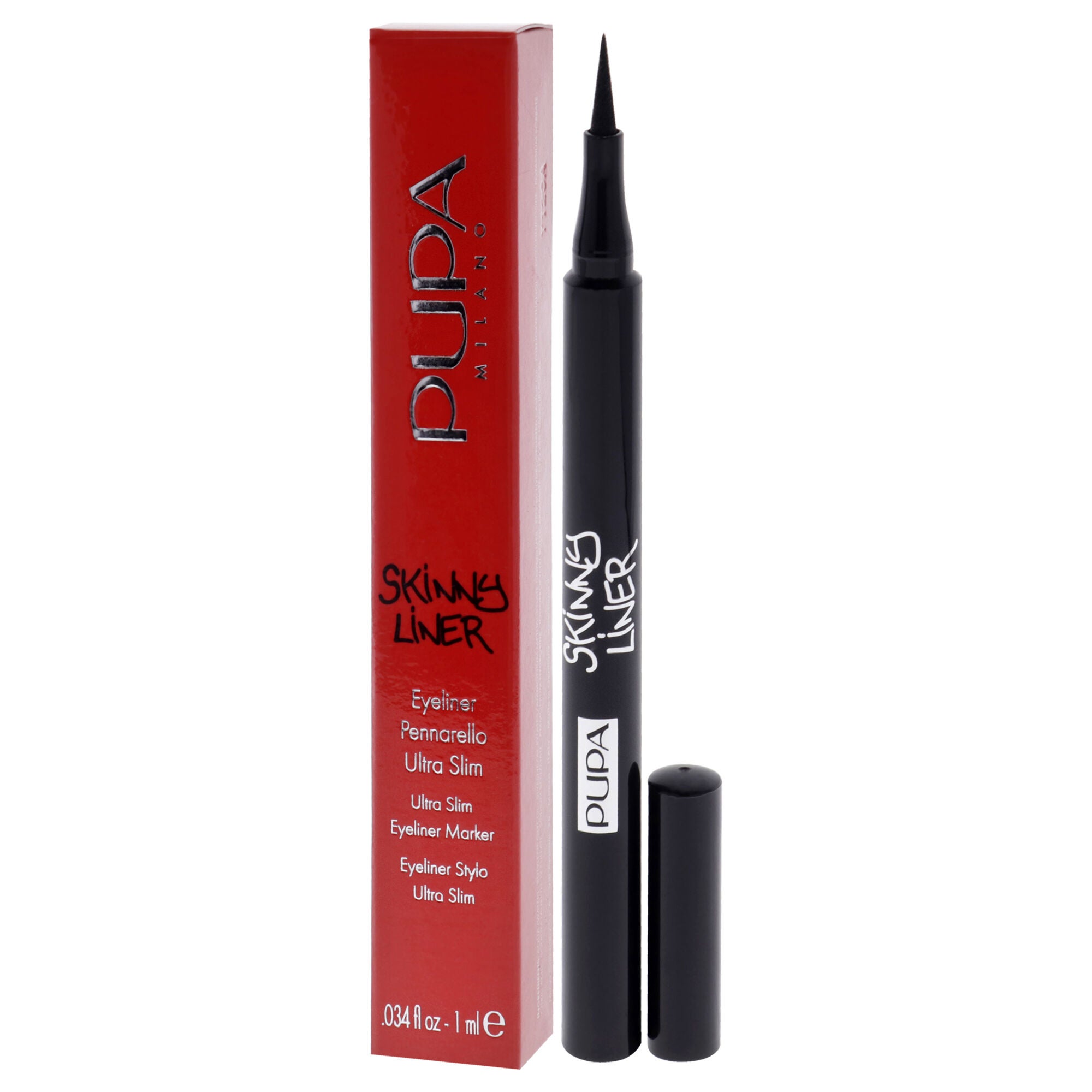 Skinny Liner - 001 Extra Black by Pupa Milano for Women - 0.034 oz Eyeliner, See Description, alternate image number 3