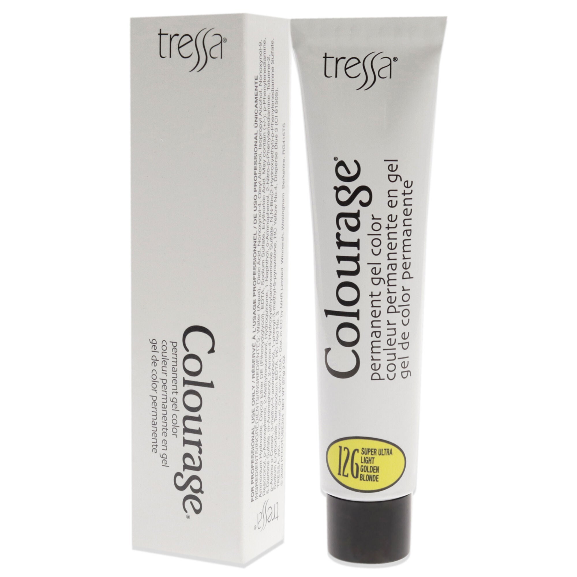 Colourage Permanent Gel Color - 12G Super Ultra Light Golden Blonde by Tressa for Unisex - 2 oz Hair Color, See Description, alternate image number 3