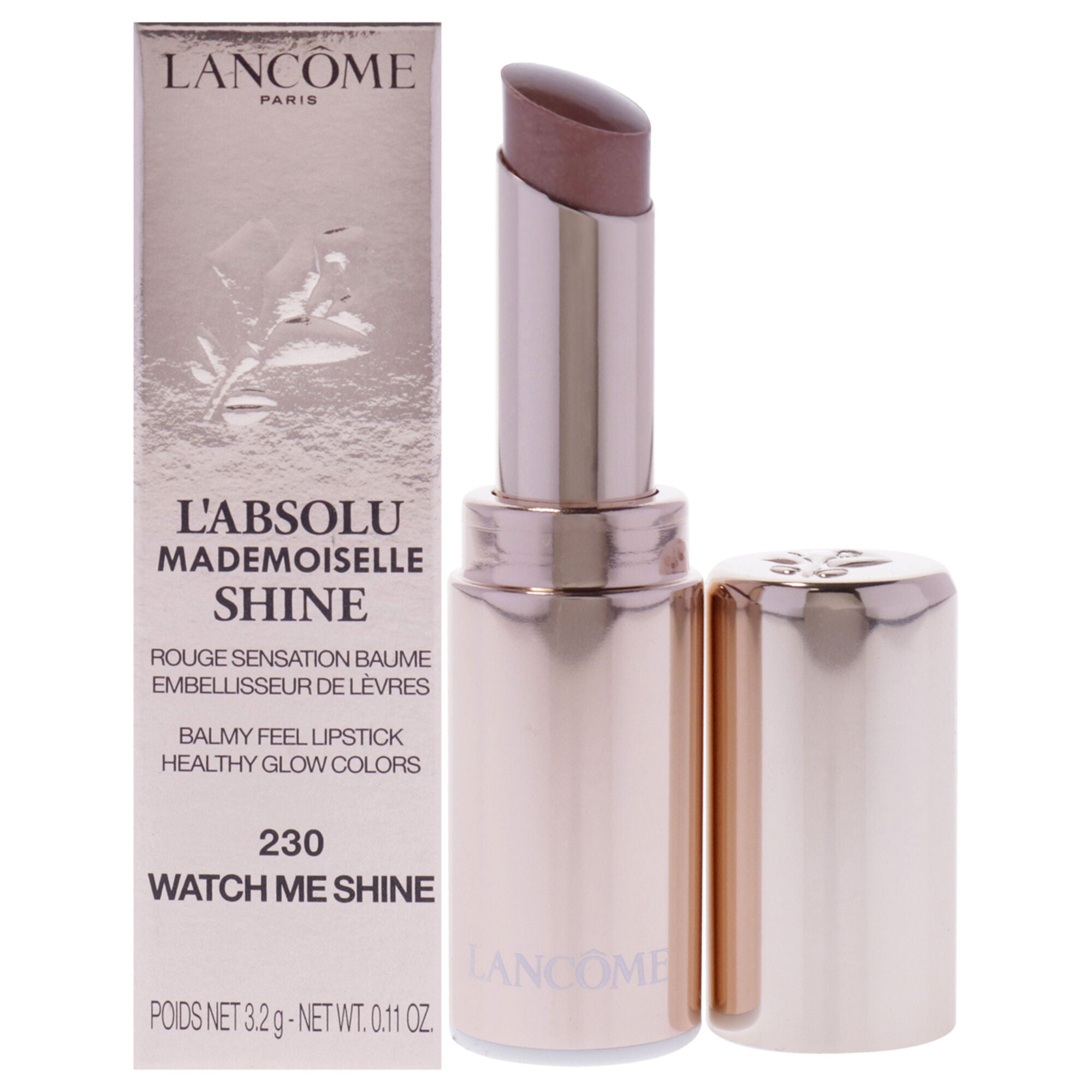 LAbsolu Mademoiselle Shine - 230 Watch Me Shine by Lancome for Women - 0.11 oz Lipstick, See Description, hi-res image number 0