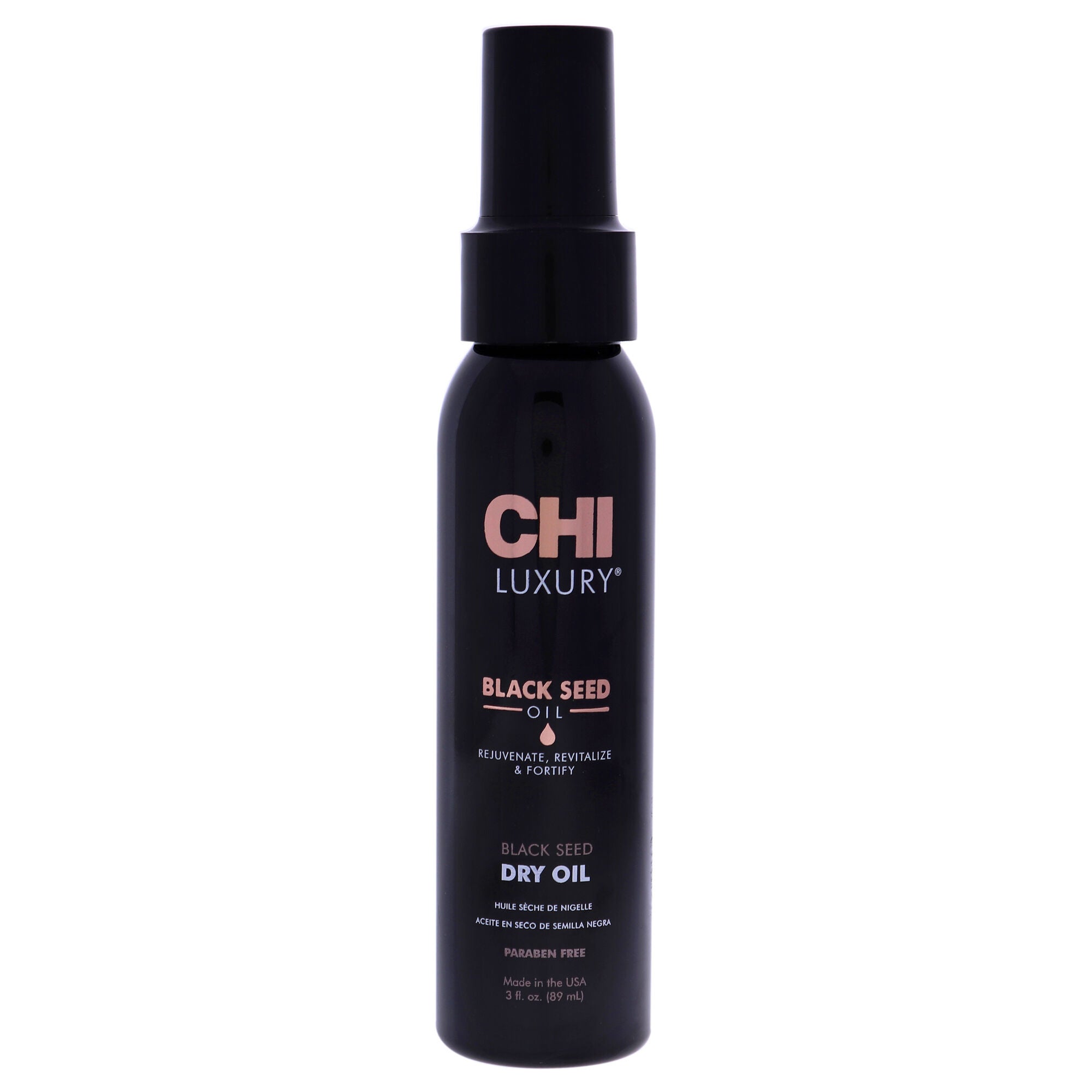 Luxury Black Seed Dry Oil by CHI for Unisex - 3 oz Oil, NA, hi-res image number 0