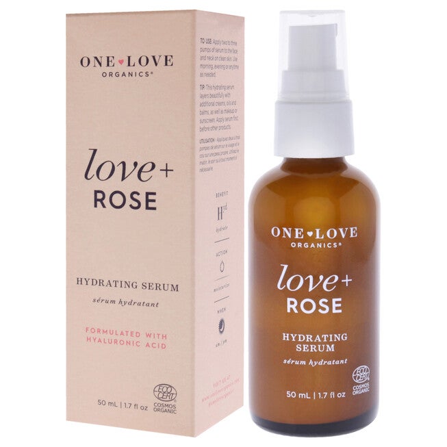 One Love Organics Love Plus Rose Hydrating Serum by One Love Organics for Women - 1.7 oz Serum, NA, alternate image number null