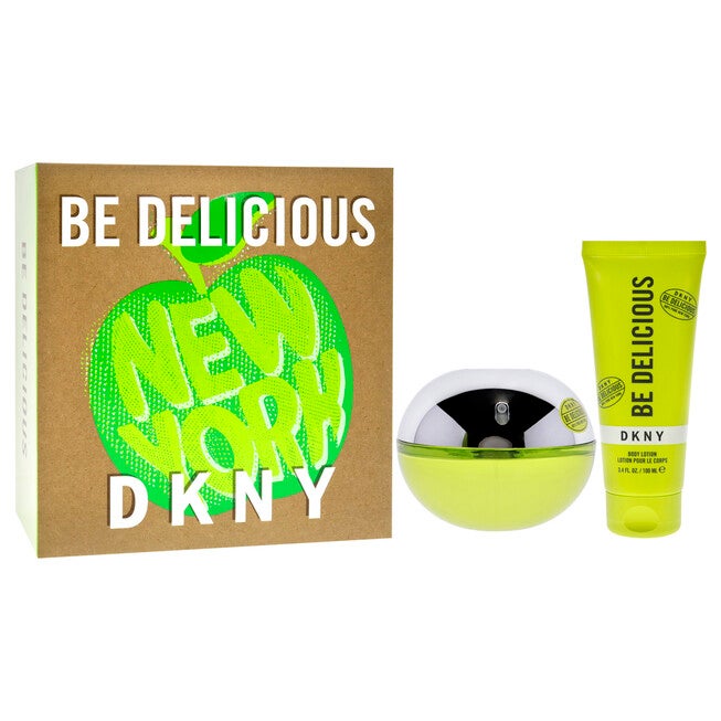 DKNY Be Delicious by Donna Karan for Women - 2 Pc Gift Set 3.4oz EDP Spray, 3.4oz Body Lotion, , alternate image number null