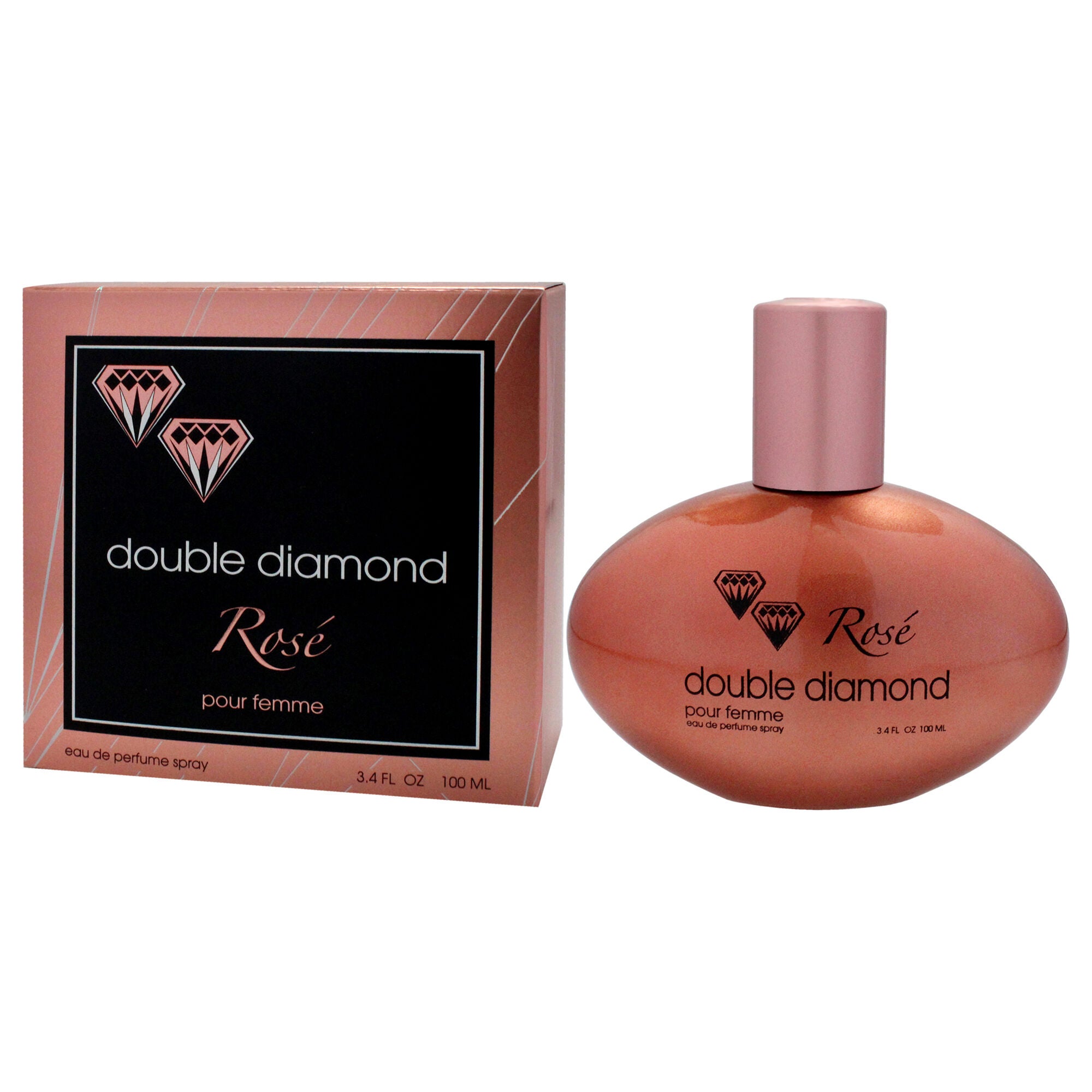 Double Diamond Rose by Double Diamond for Women - 3.4 oz EDP Spray, See Description, alternate image number 3