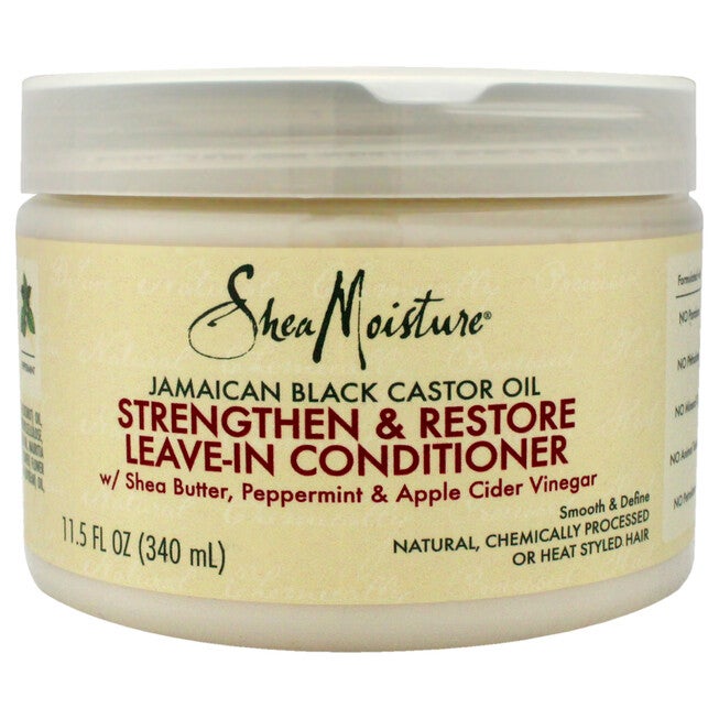 Jamaican Black Castor Oil Strengthen and Grow Leave-In Conditioner by Shea Moisture for Unisex - 11 oz Conditioner, NA, hi-res image number null