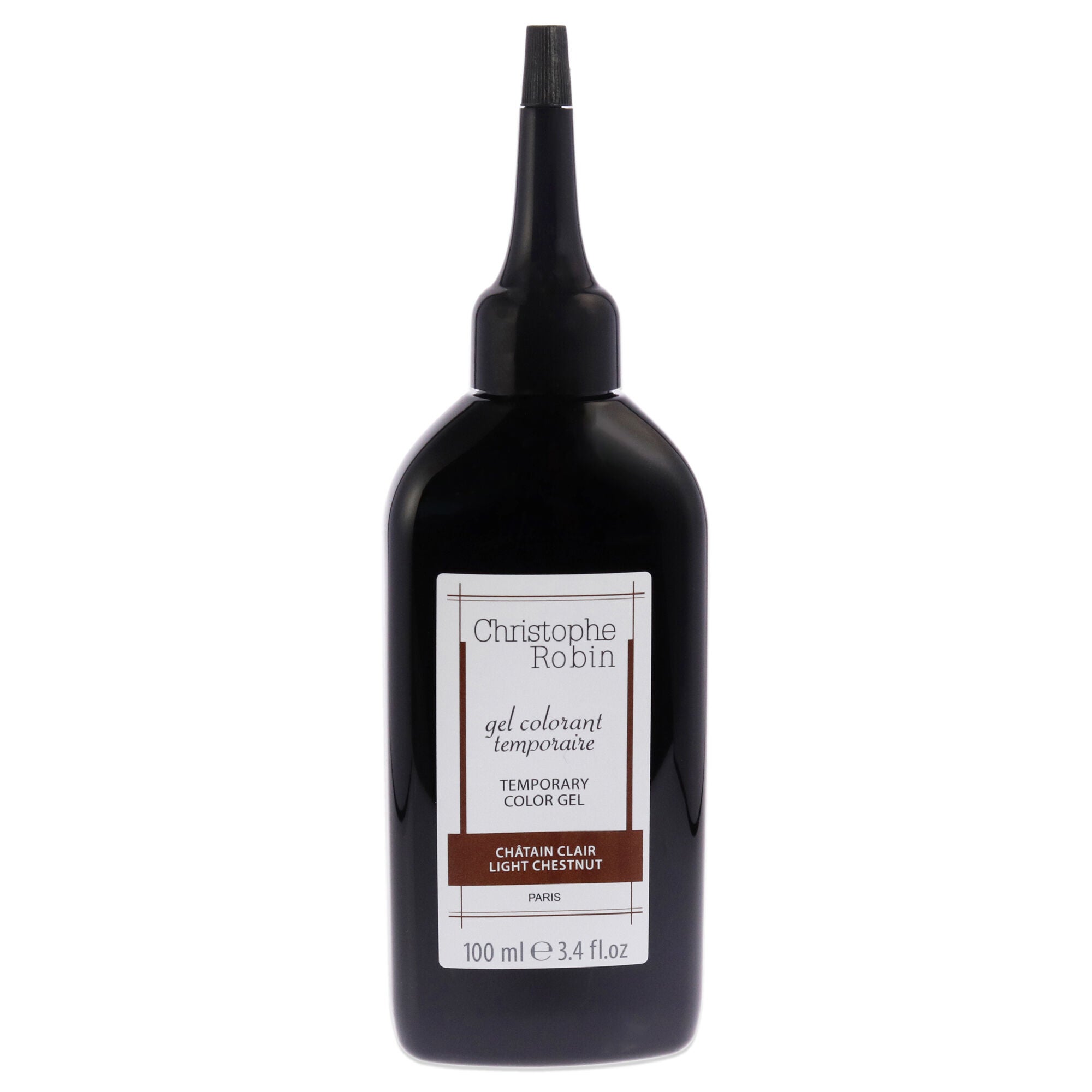 Temporary Color Gel - Light Chestnut by Christophe Robin for Men - 3.4 oz Hair Color, See Description, alternate image number 4