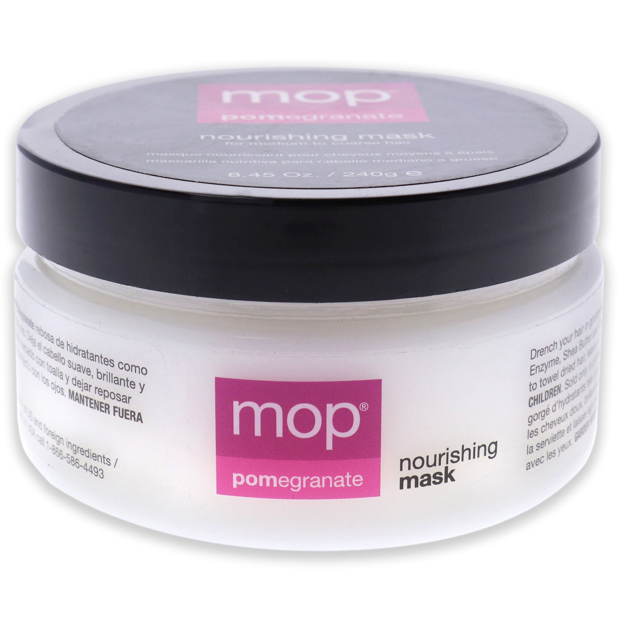 Pomegranate Nourishing Mask by MOP for Unisex - 8.45 oz Masque, See Description, hi-res image number 0