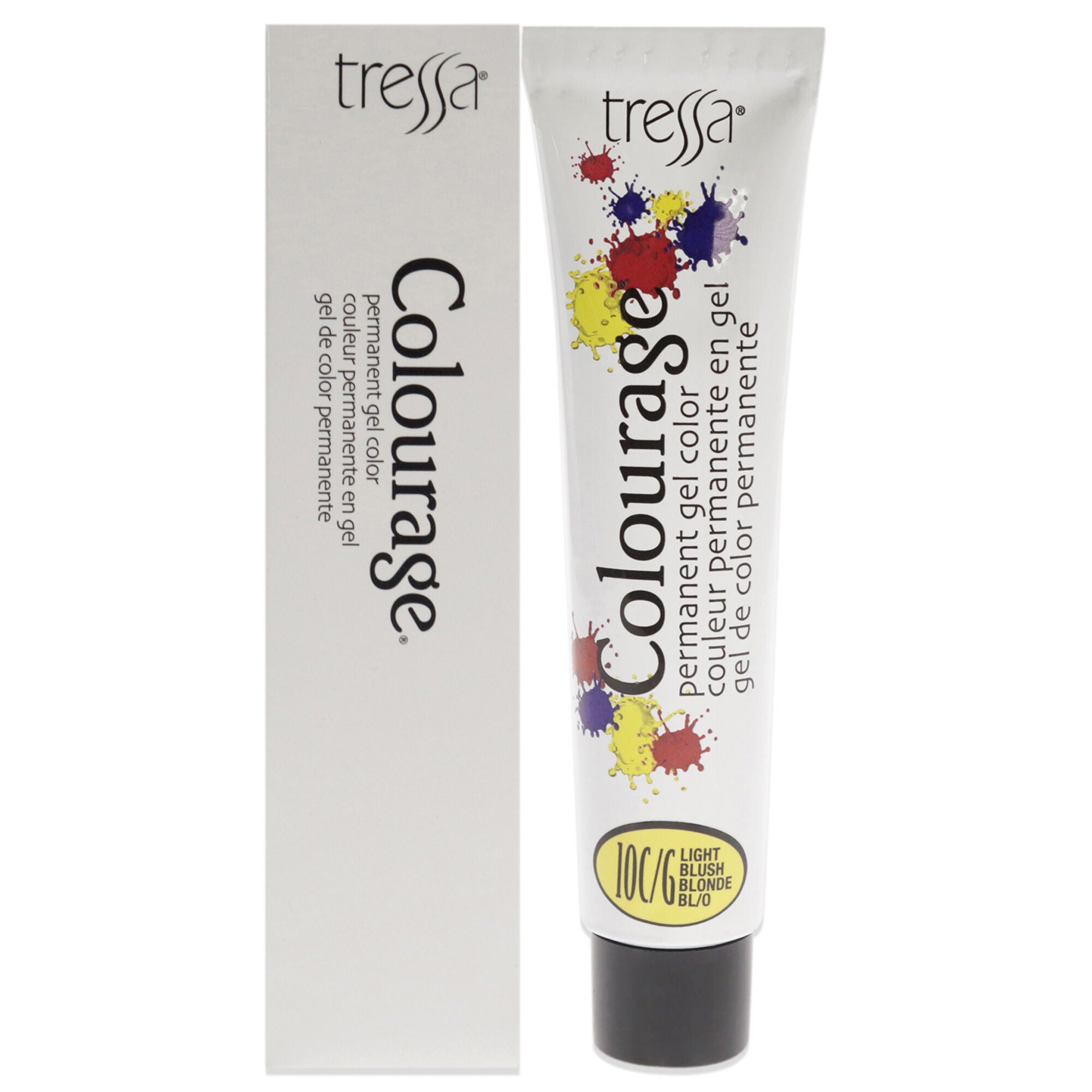 Colourage Permanent Gel Color - 10CG Light Blush Blonde by Tressa for Unisex - 2 oz Hair Color, See Description, hi-res image number 0