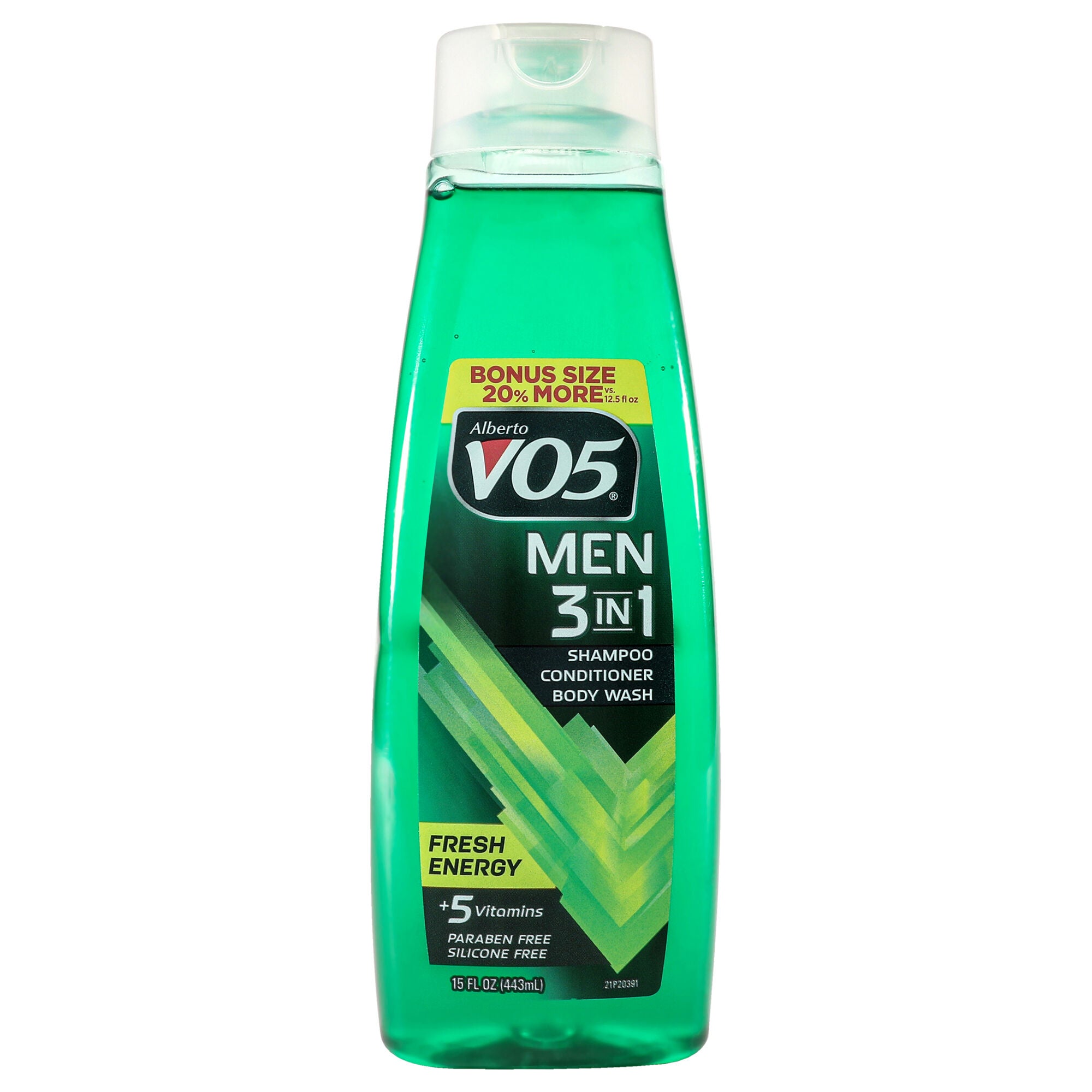 3-in-1 Fresh Energy Shampoo Conditioner and Body Wash by Alberto VO5 for Unisex - 15 oz Body Wash, See Description, hi-res image number 0