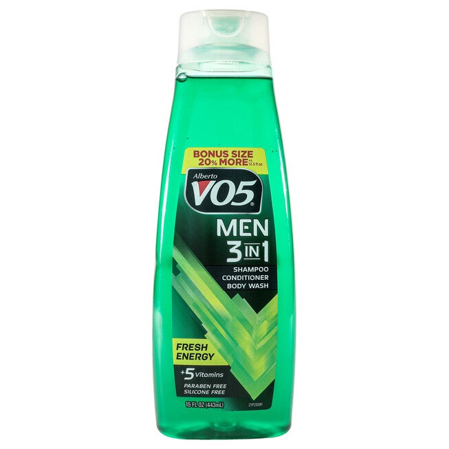 3-in-1 Fresh Energy Shampoo Conditioner and Body Wash by Alberto VO5 for Unisex - 15 oz Body Wash, See Description, hi-res image number 0
