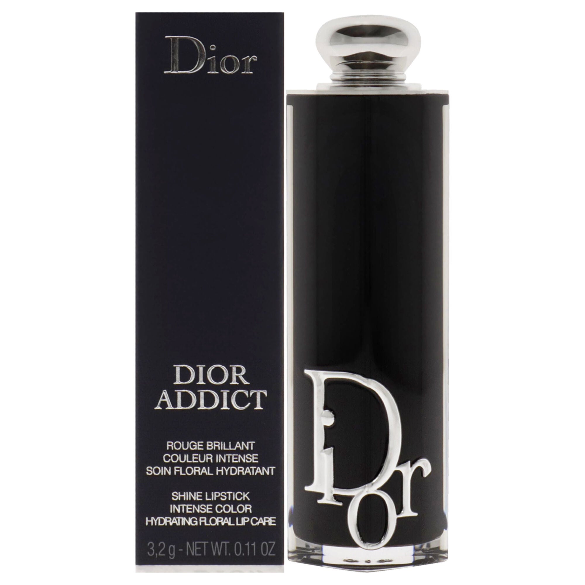 Dior Addict Hydrating Shine Lipstick - 8 Dior by Christian Dior for Women - 0.11 oz Lipstick (Refillable), Red, hi-res image number 0